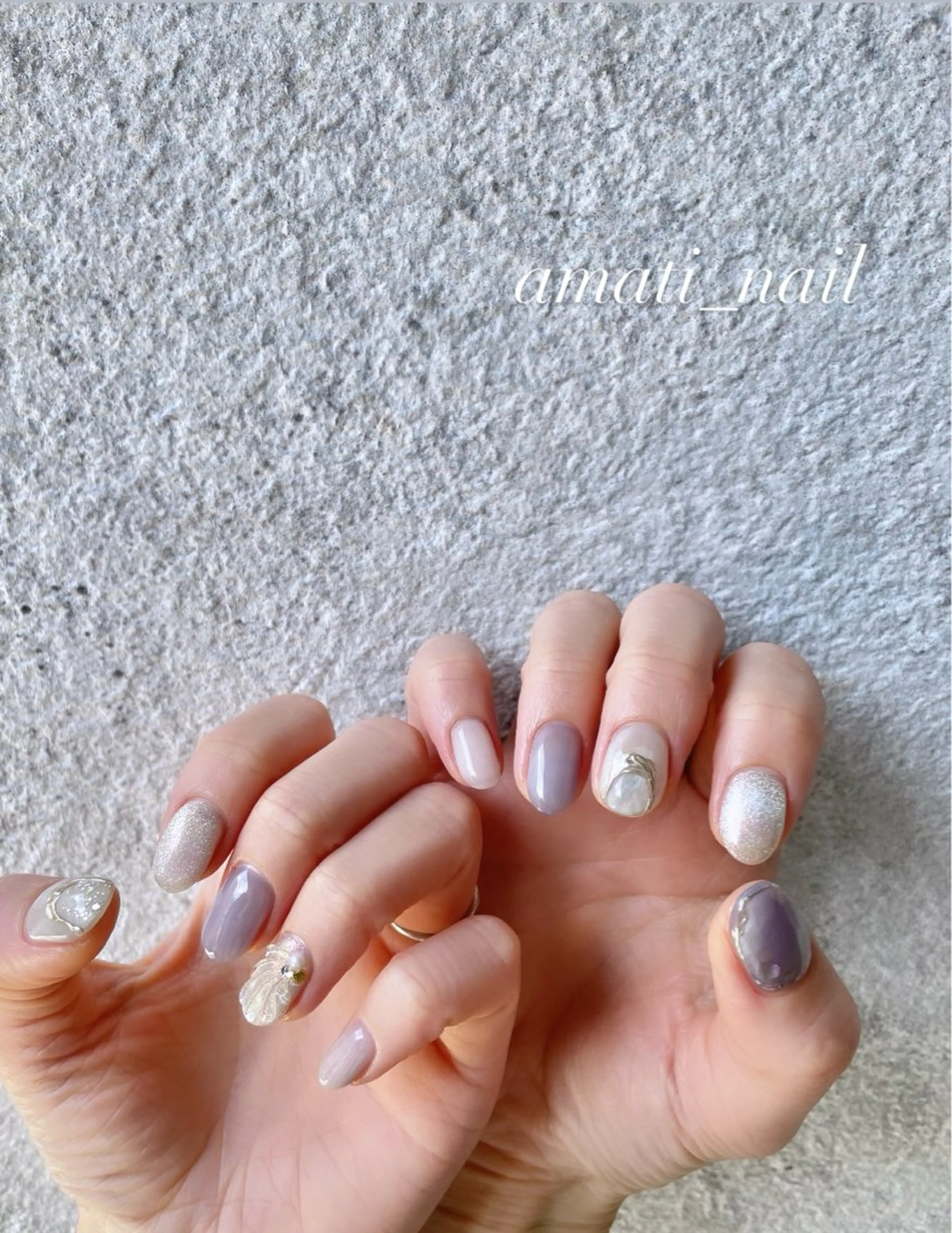 ネイル フットネイル ジェルネイル マグネットネイル ミラーネイル ニュアンスネイル ハンドネイル amati_nail TAKAKOのネイルデザイン