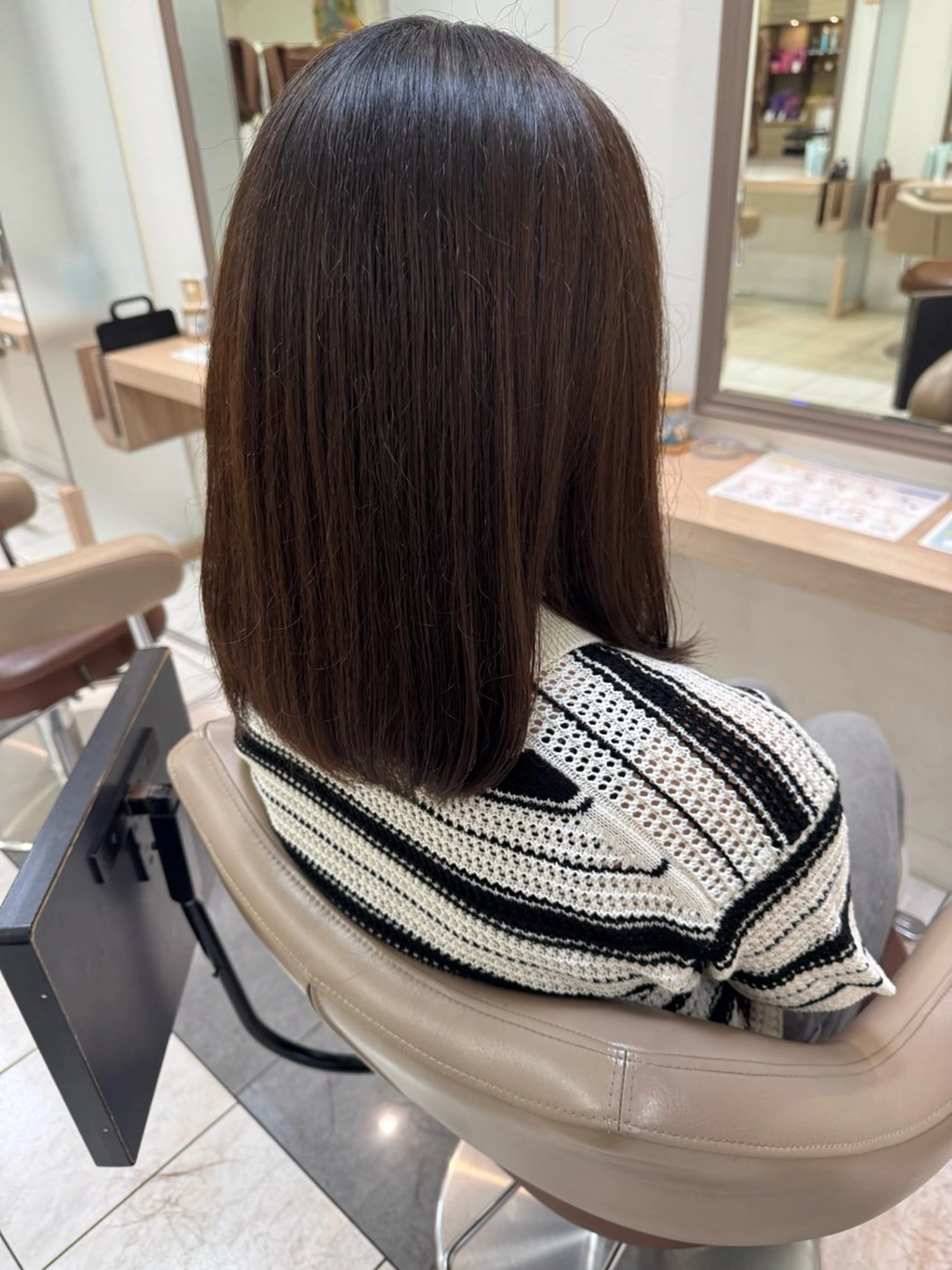 ミディアム メンズフェザー毛流れ /鈴木健友のヘアスタイル