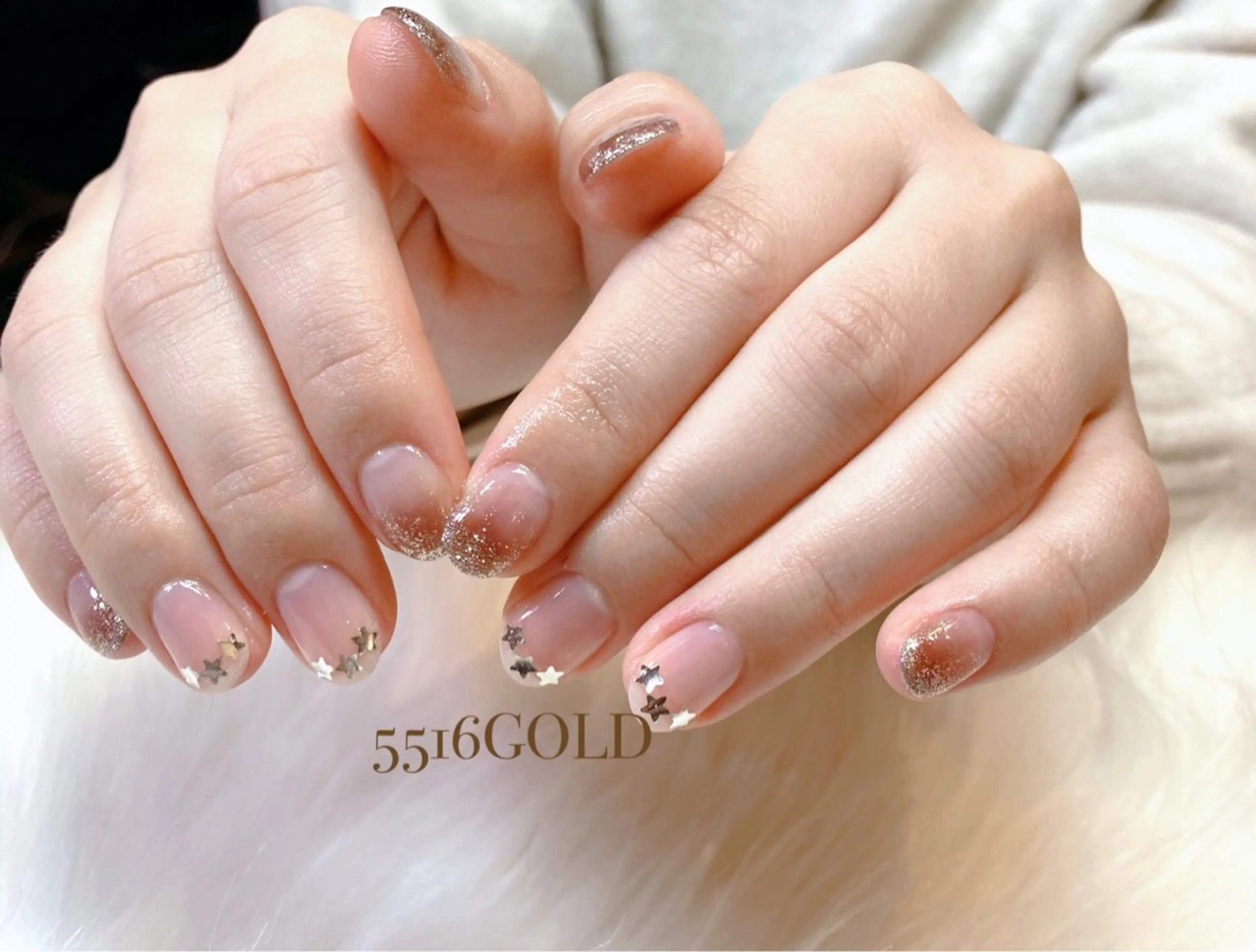 ネイル ラメ(グリッター) 💎5516 MACHIKOのネイルデザイン