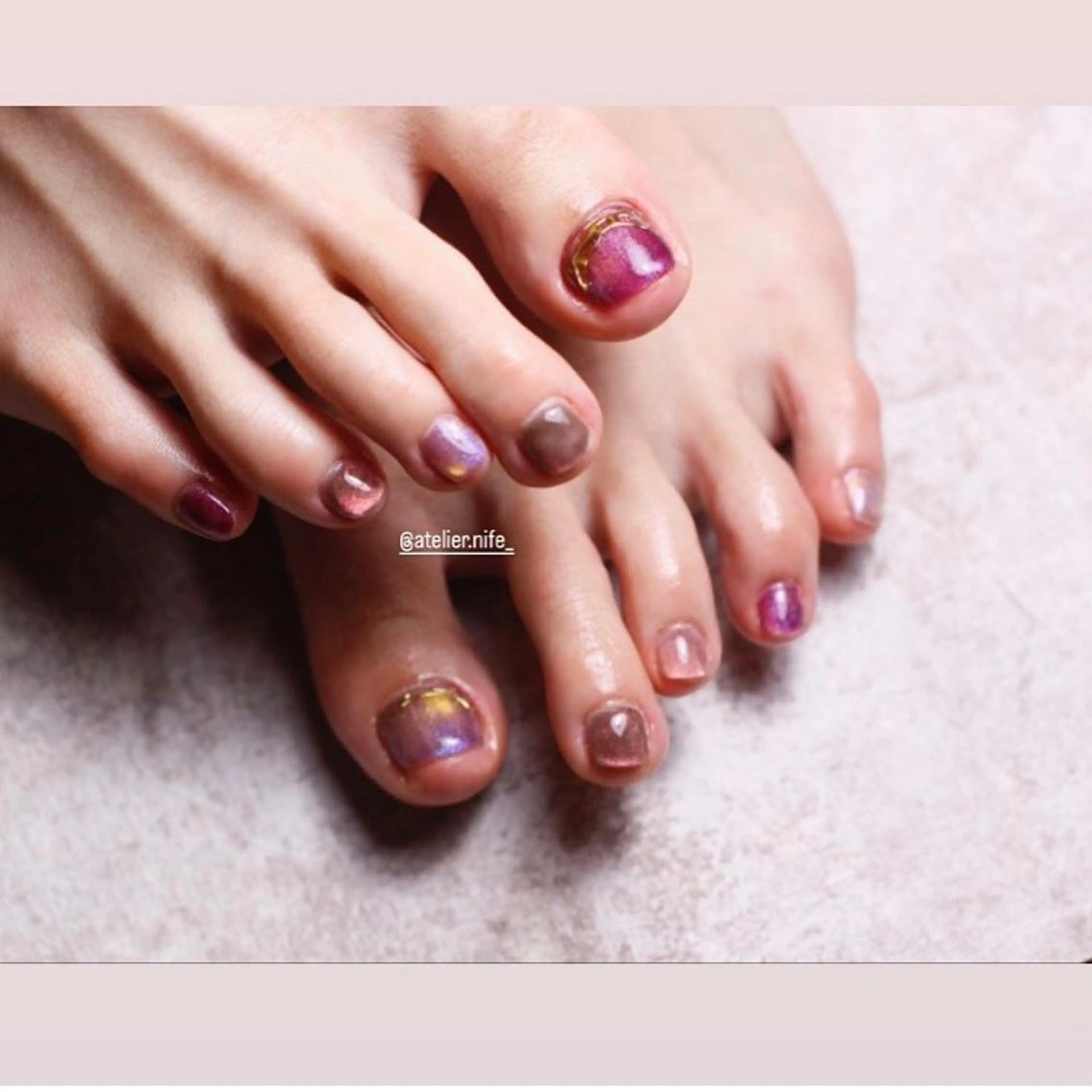 ネイル フットネイル atelier nife.のネイルデザイン