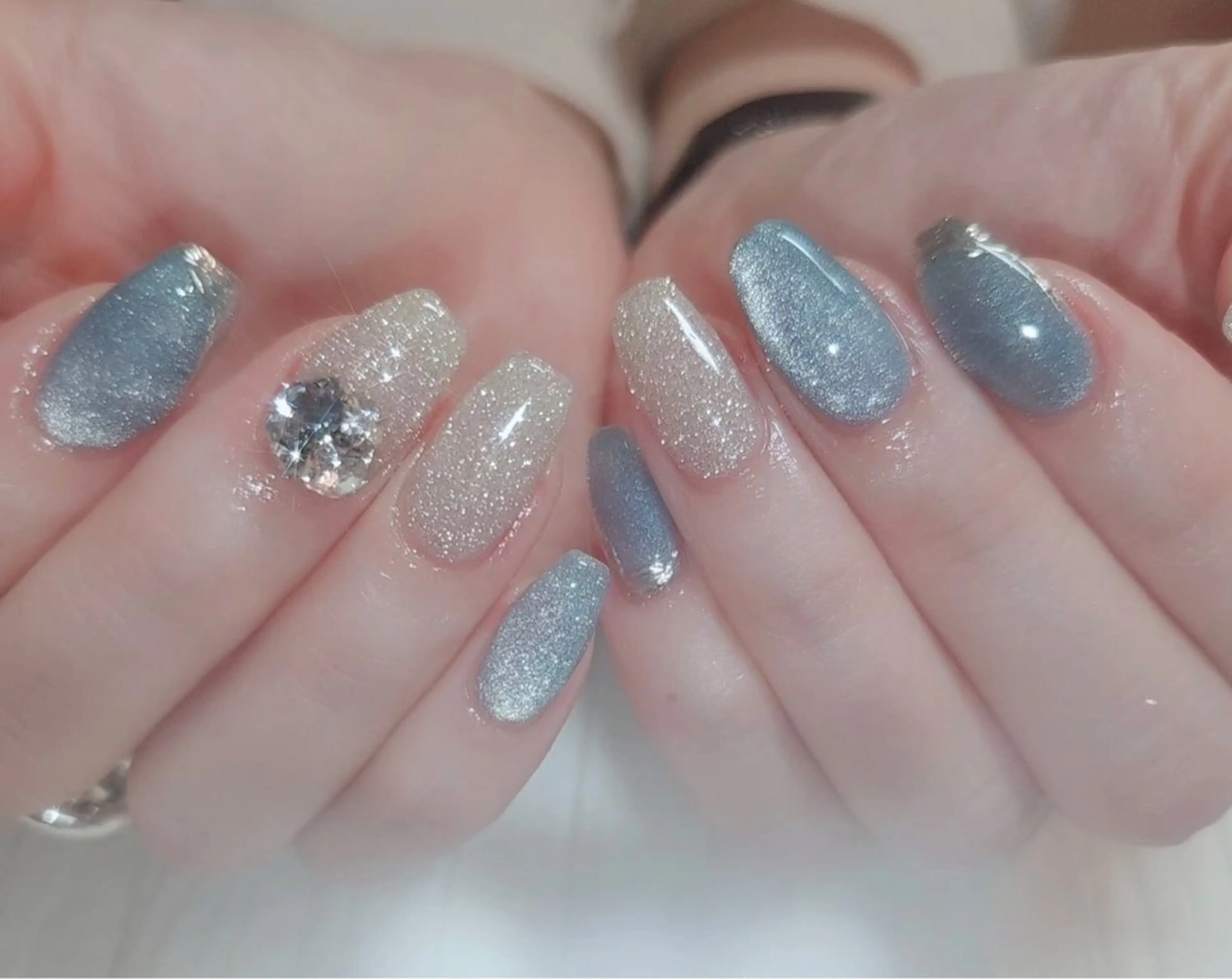 🎀🉐チッブ長さ出し+パ-ツ２個🎀🉐フラッシュネイル🎀🉐ケア込みの写真