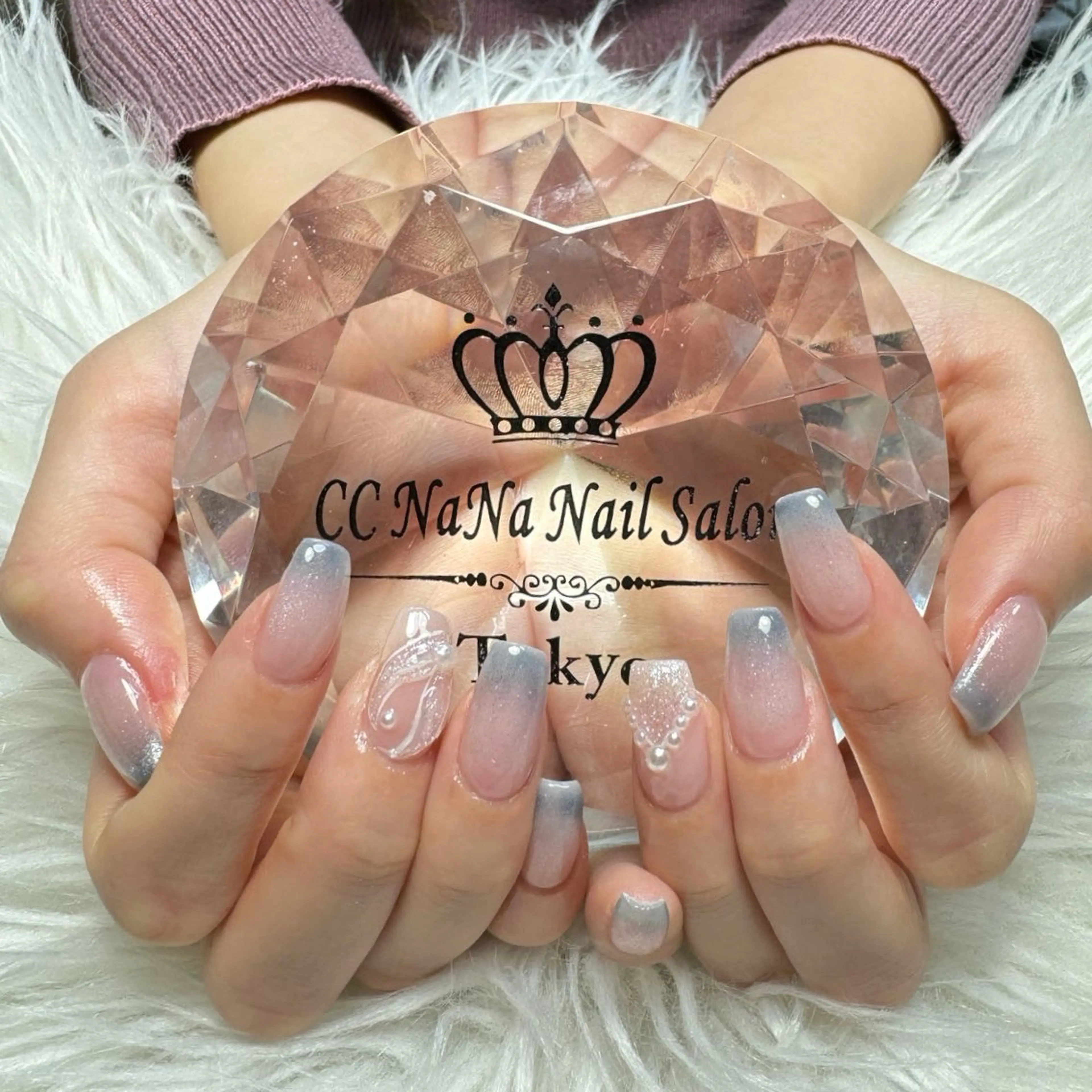 ネイル チークネイル フラッシュネイル ハート キラキラネイル 韓国ネイル ハンドネイル 💎CC・NaNa 韓国風ネイル🌙Cのネイルデザイン