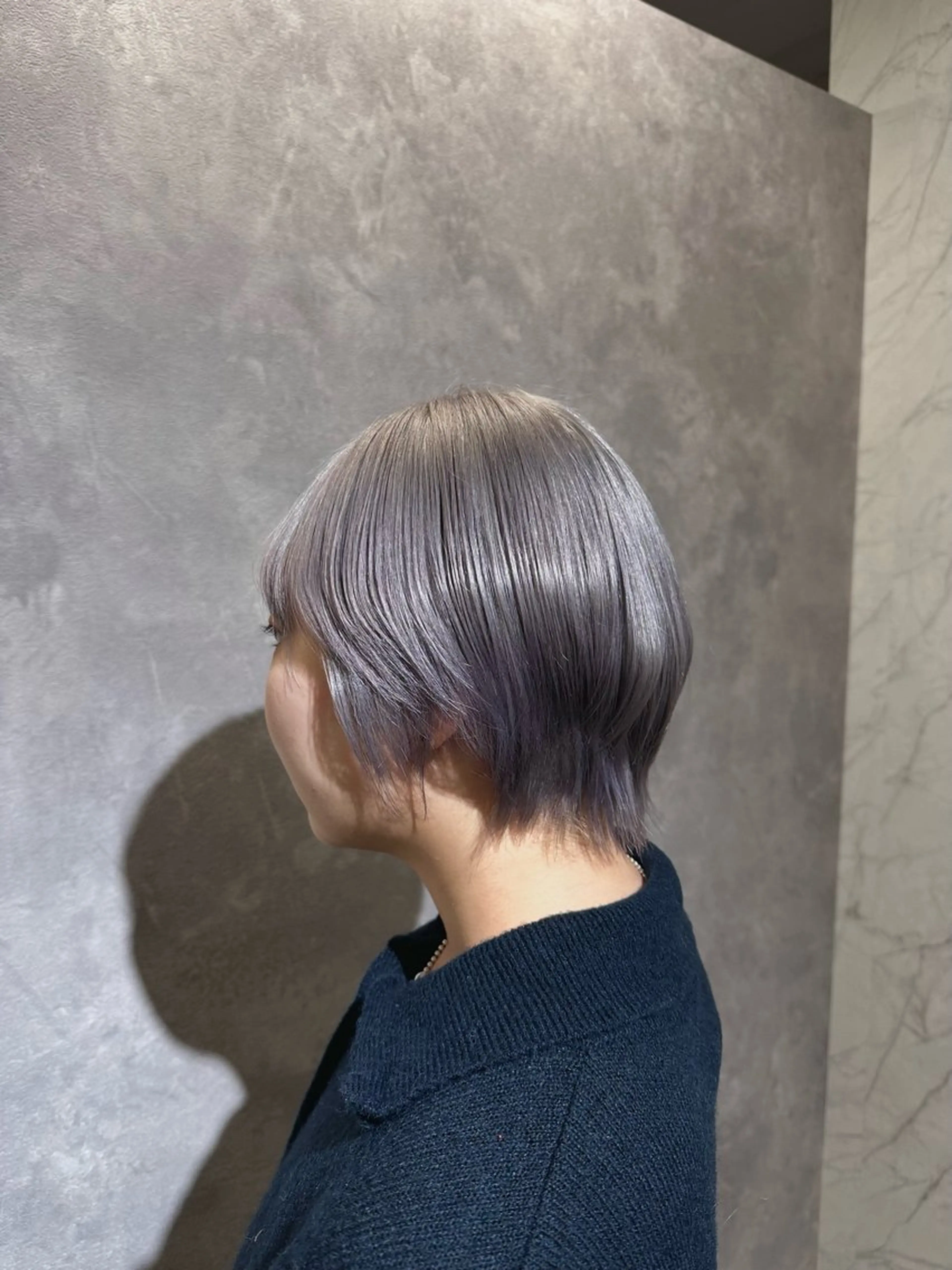 ショート ヘアカラー 中川 舞のヘアスタイル