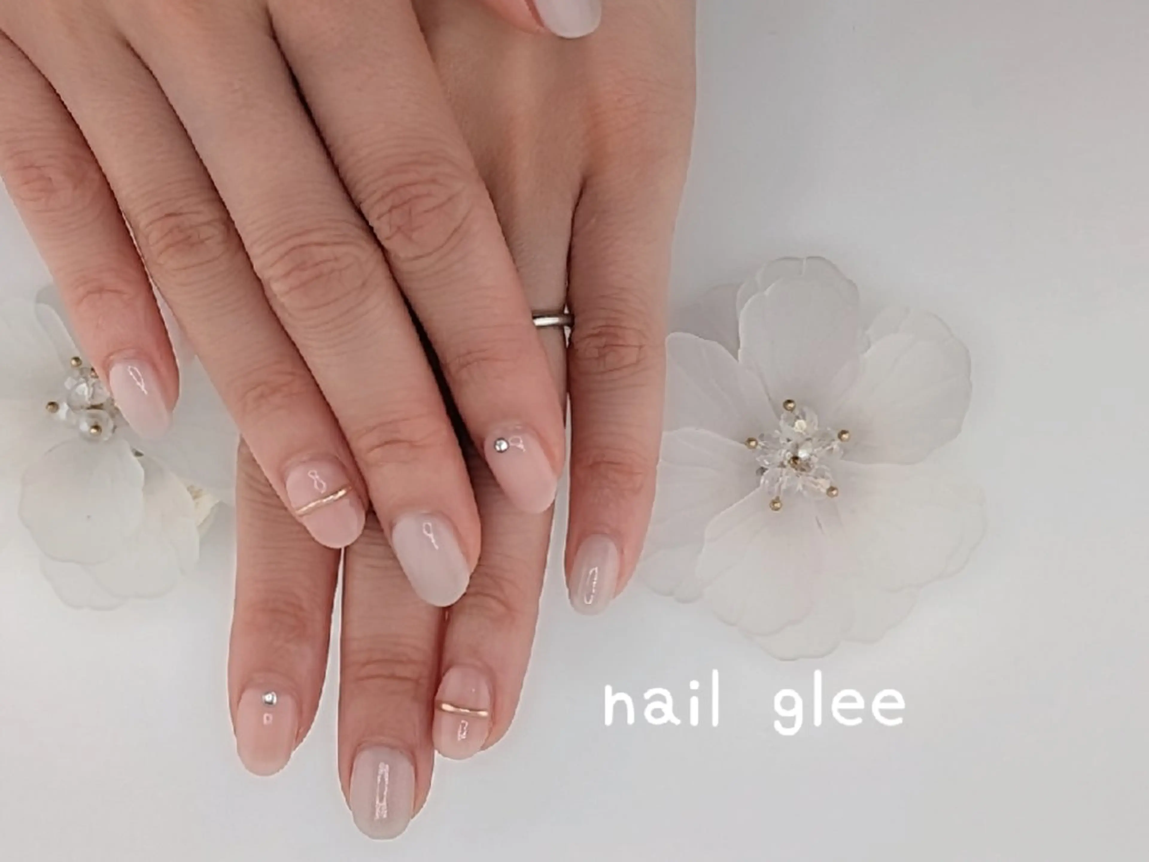 ネイル ハンドネイル Azusa .nail gleeのネイルデザイン