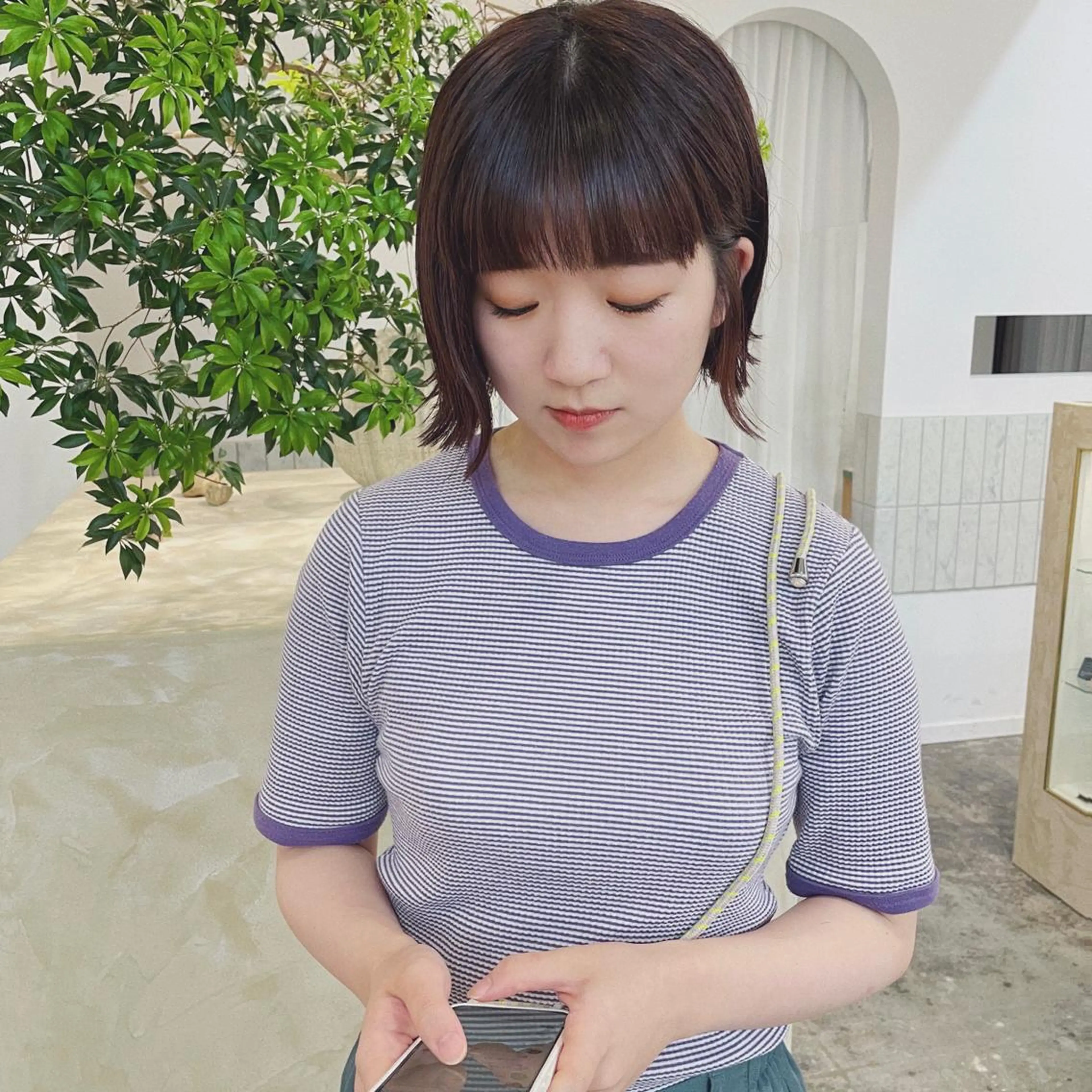 ショート ボブ 外ハネヘア スギヤマ ショウゴのヘアスタイル