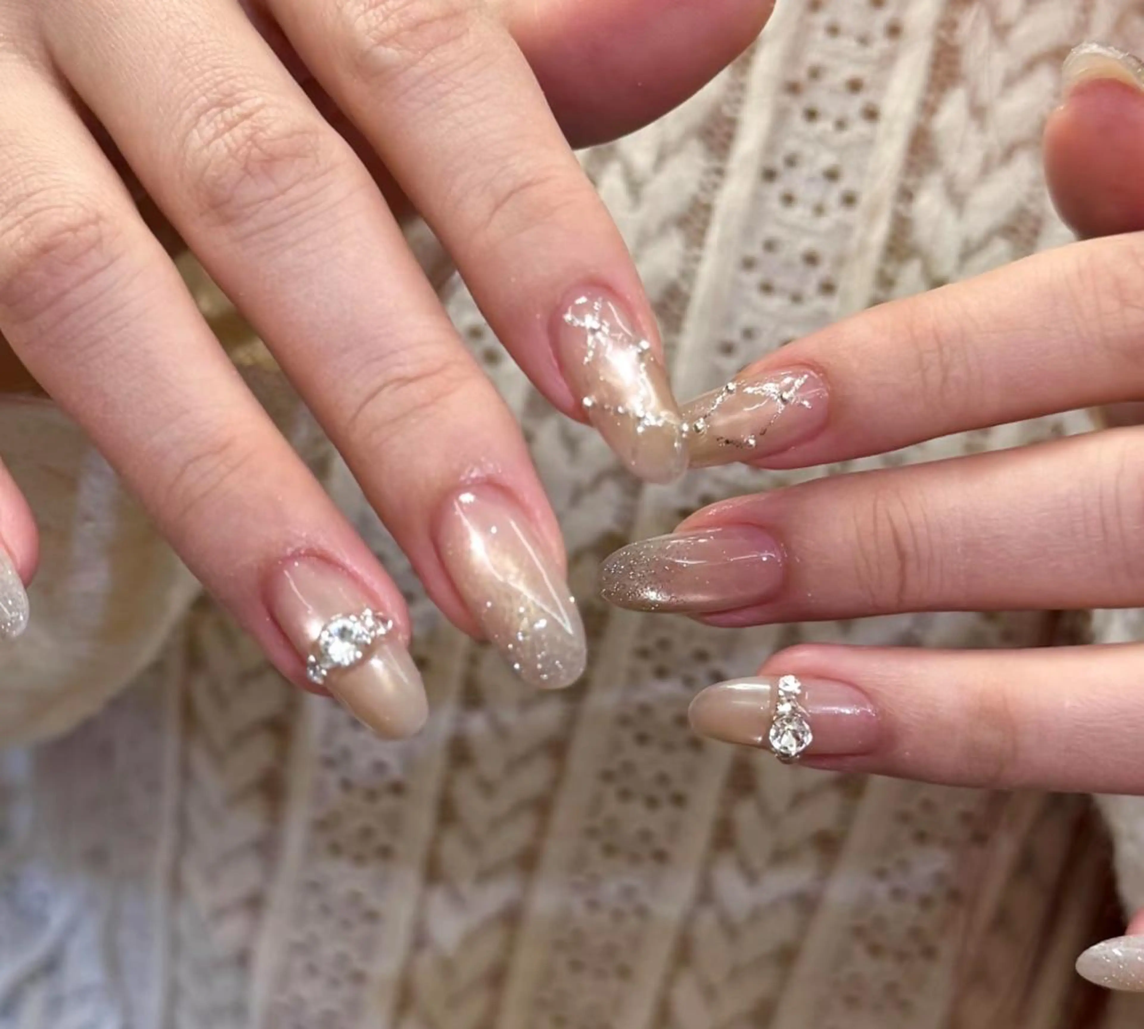 ネイル ハンドネイル ハンドケア 🍑 momo_nailのネイルデザイン