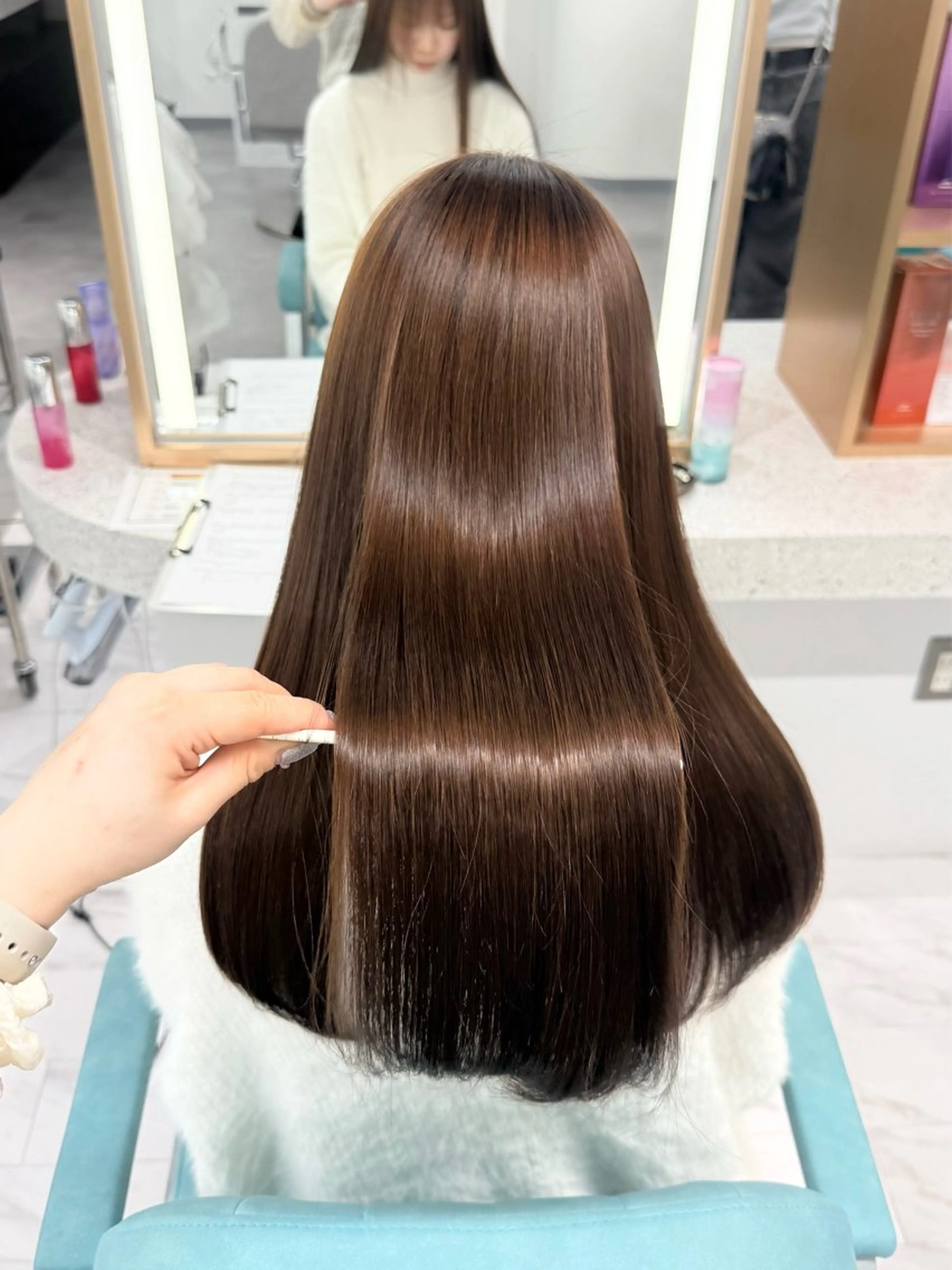 ロング 薮本 真優のヘアスタイル