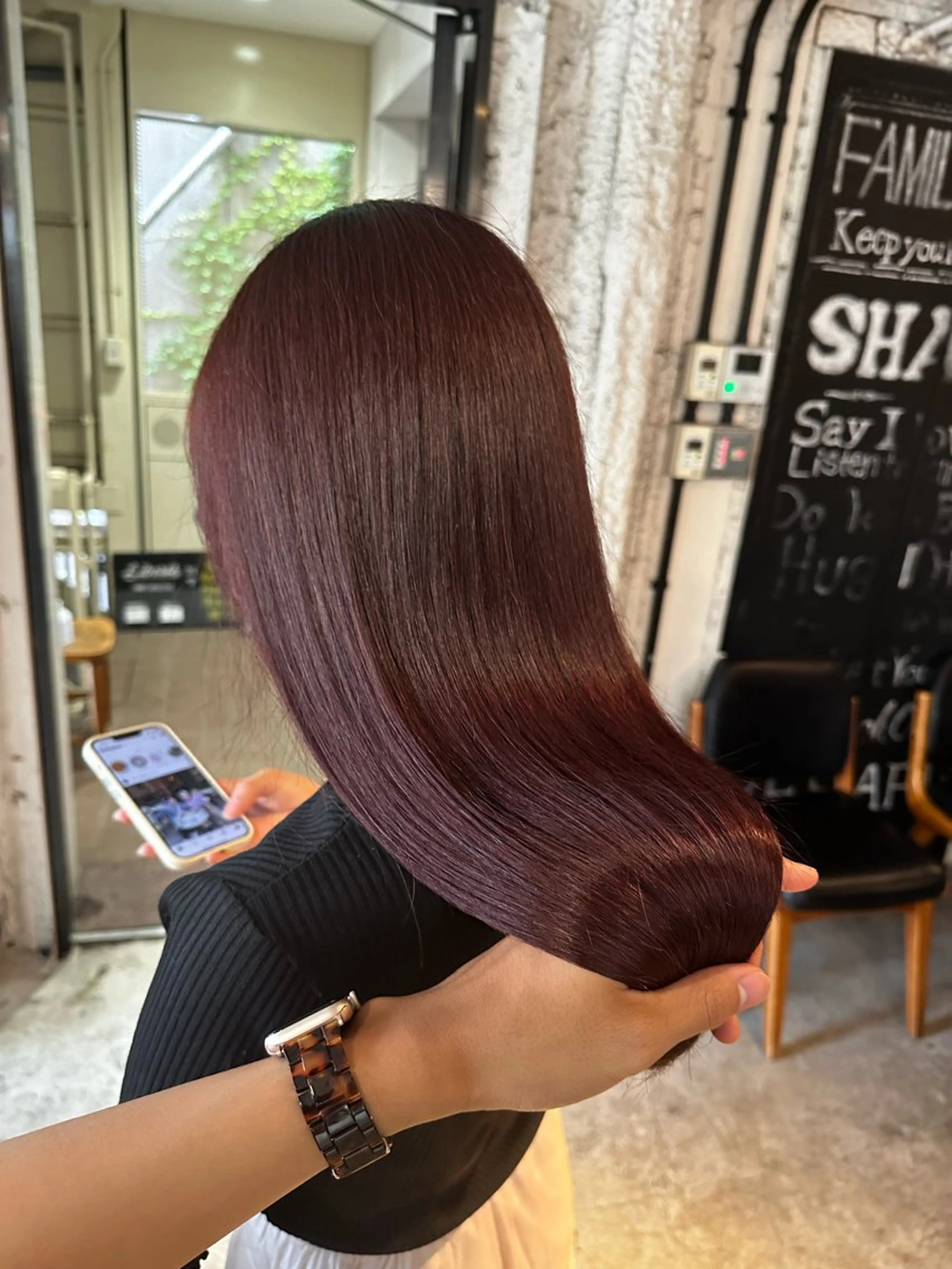 ✨発色重視のカラーに髪質改善で造る艶髪✨【高発色カラー】　+  【毛髪再構築髪質改善】の写真