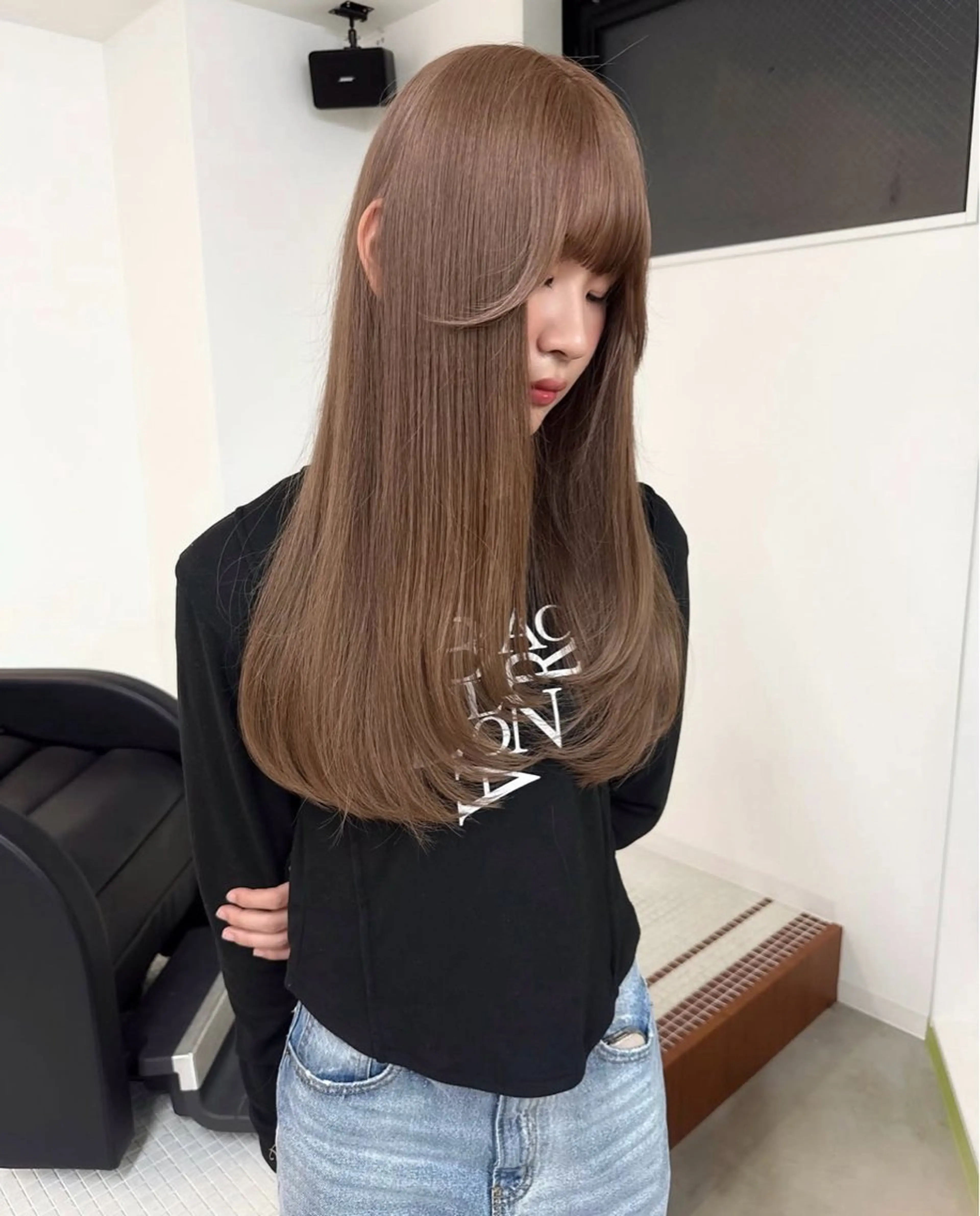 ロング カラー 大阪梅田/ イマムラミヅキのヘアスタイル