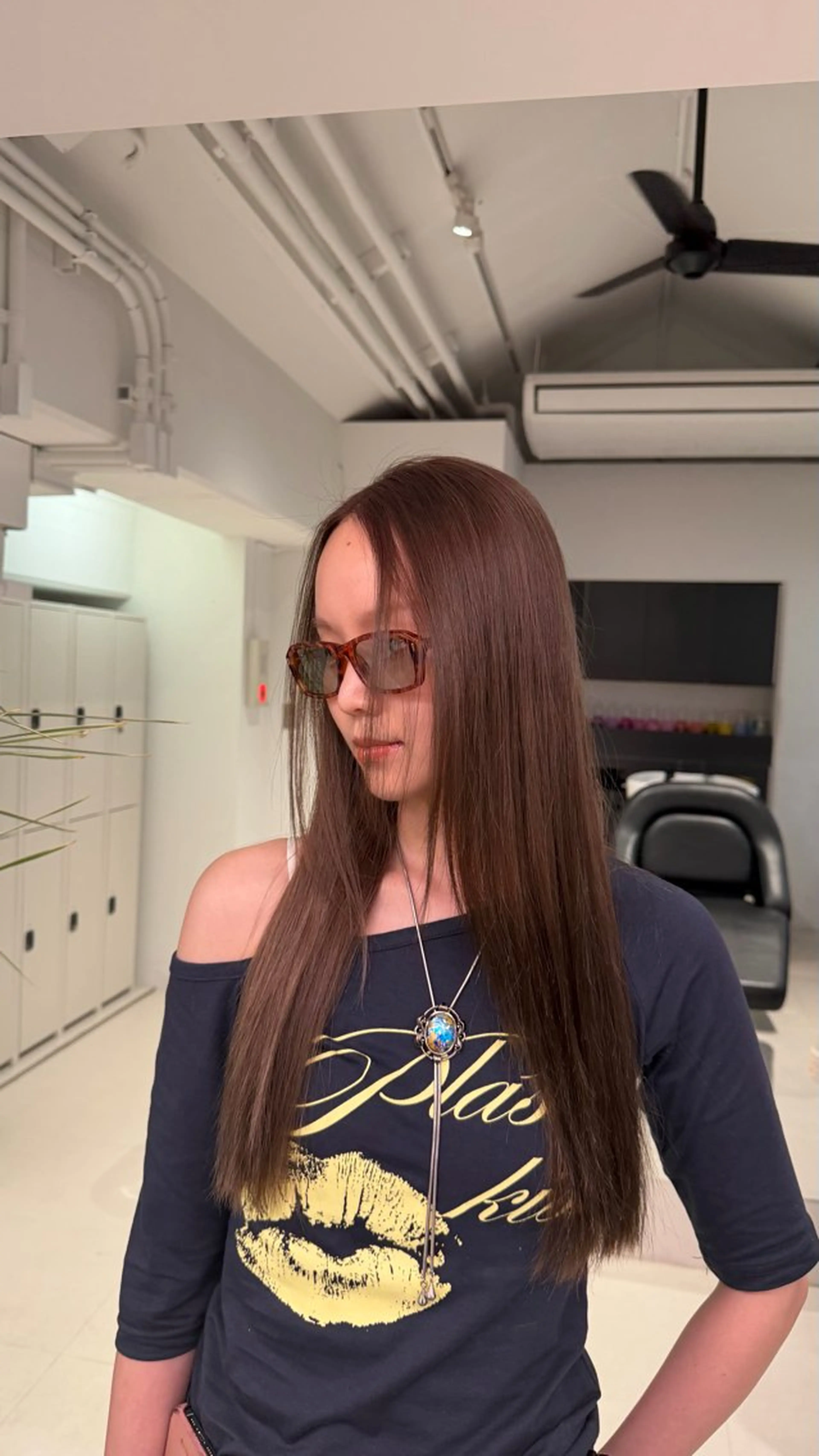 ロング カラー ヘアカラー トリートメント Lomalia Rukaのヘアスタイル