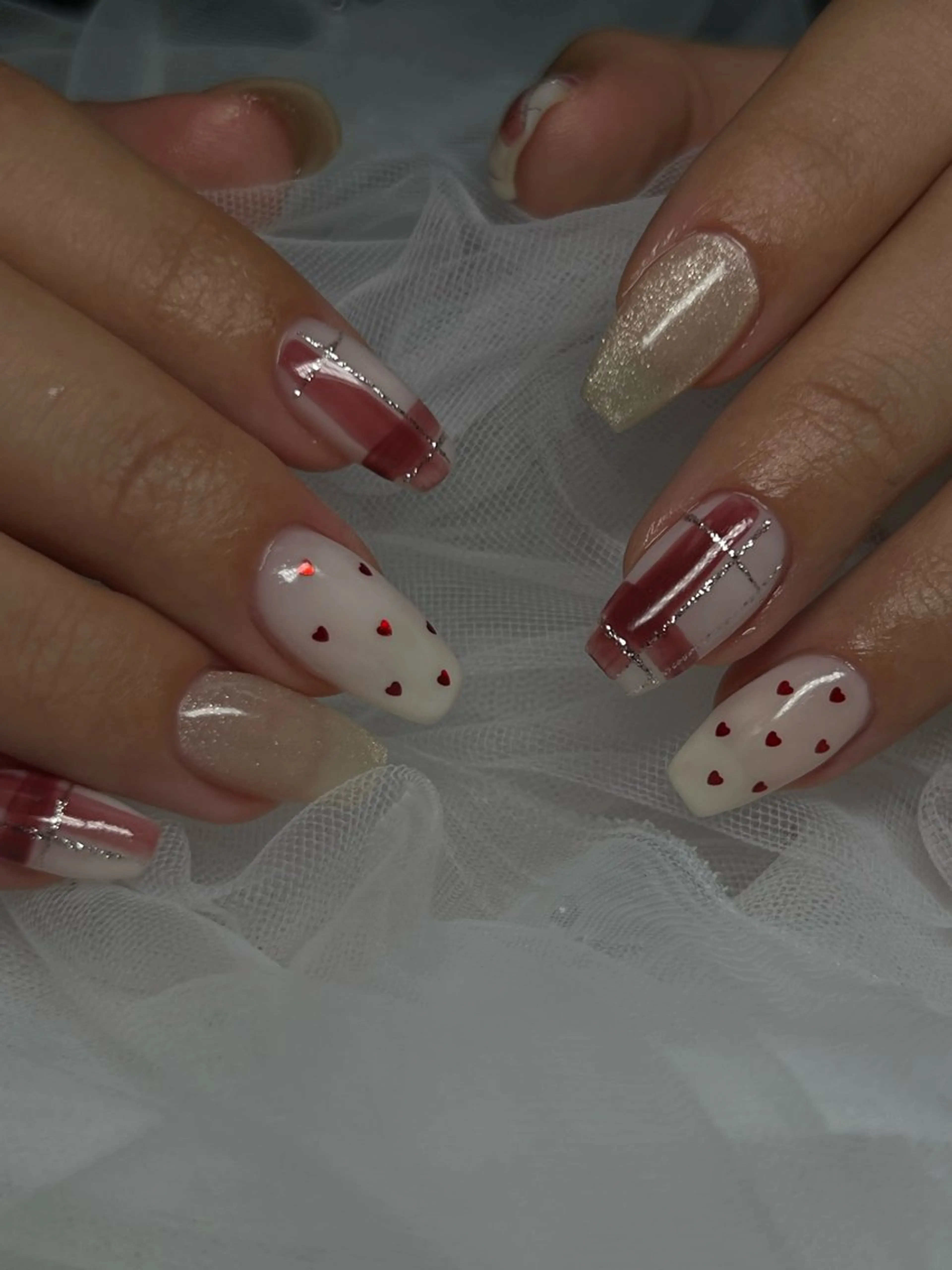 ネイル ジェルネイル パラジェル 鮎川 沙希のネイルデザイン