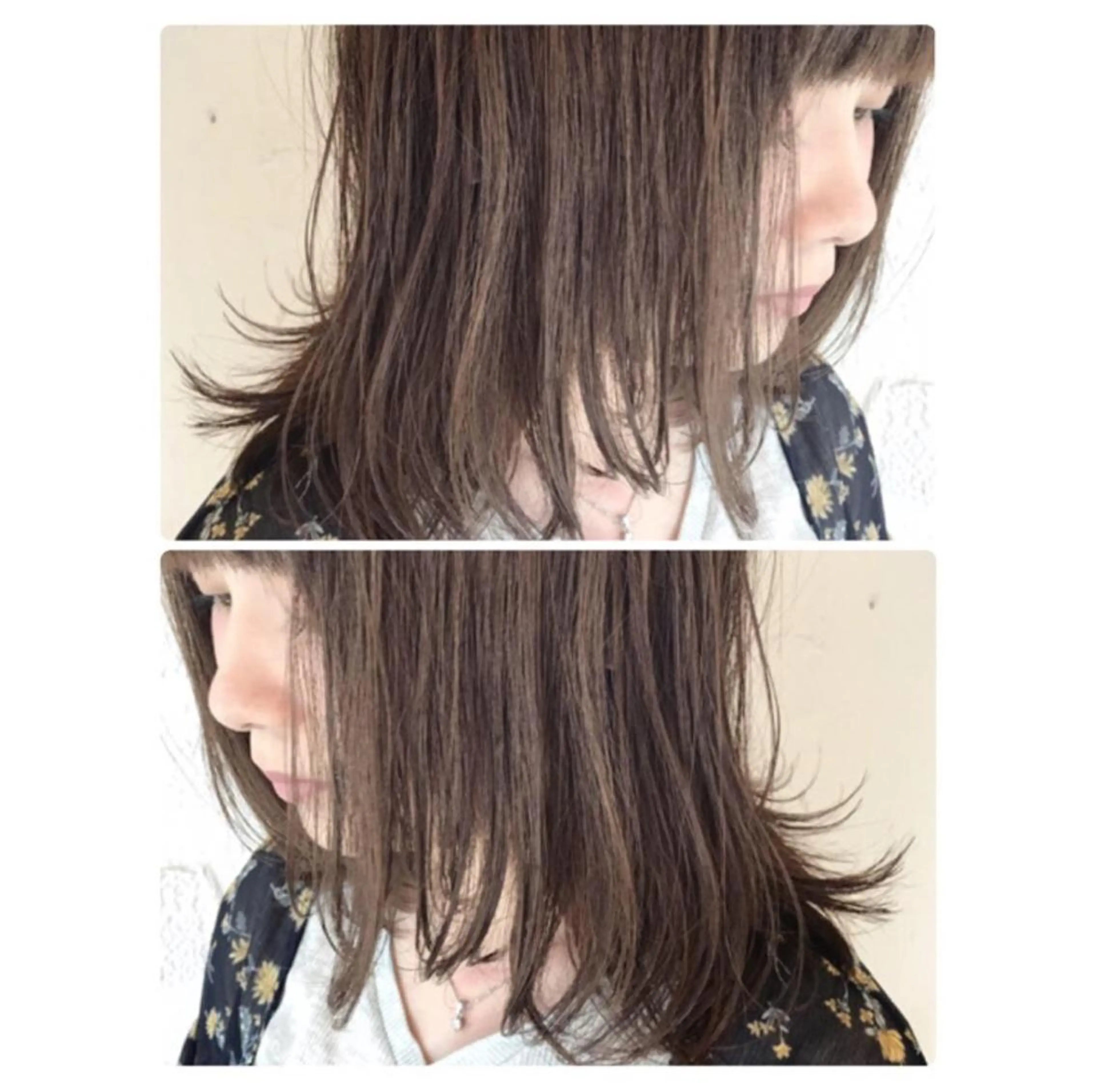 ミディアム カラー カット ヘアカラー トリートメント ワタベ ハヤト/ トップデザイナーのヘアスタイル