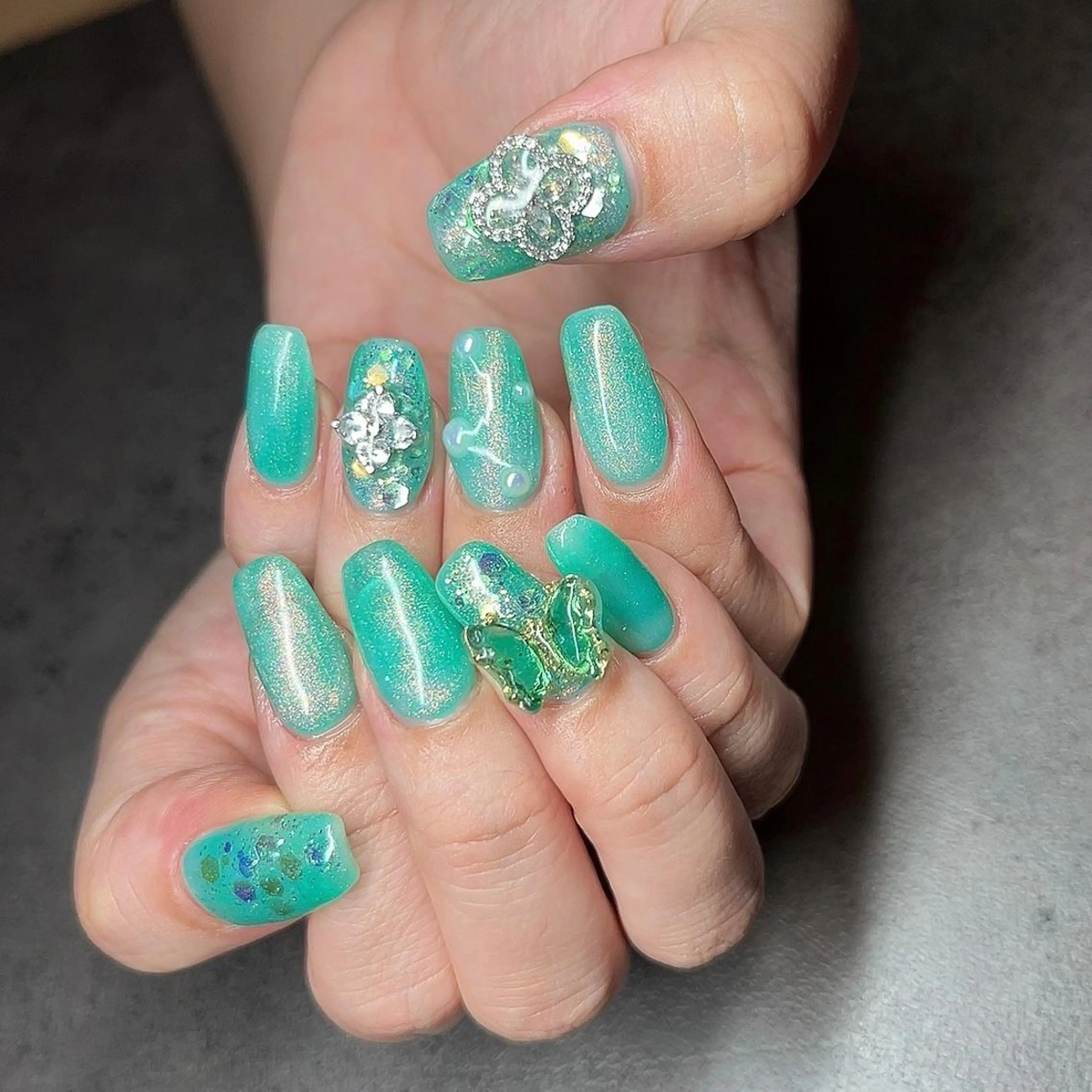 ネイル ジェルネイル しば まなみのネイルデザイン