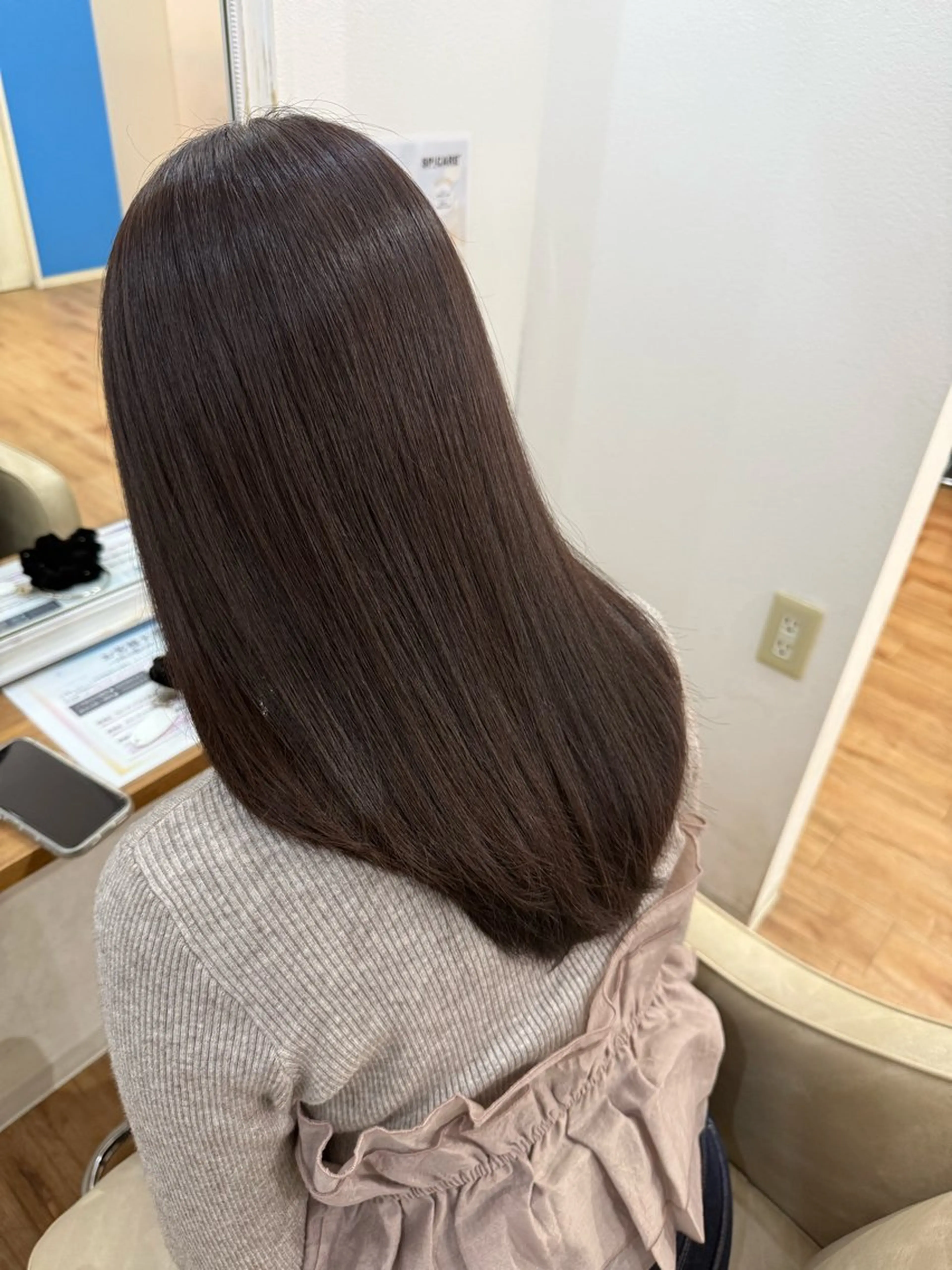 ロング カラー ブラウンカラー ヘアカラー fenice natsumiのヘアスタイル