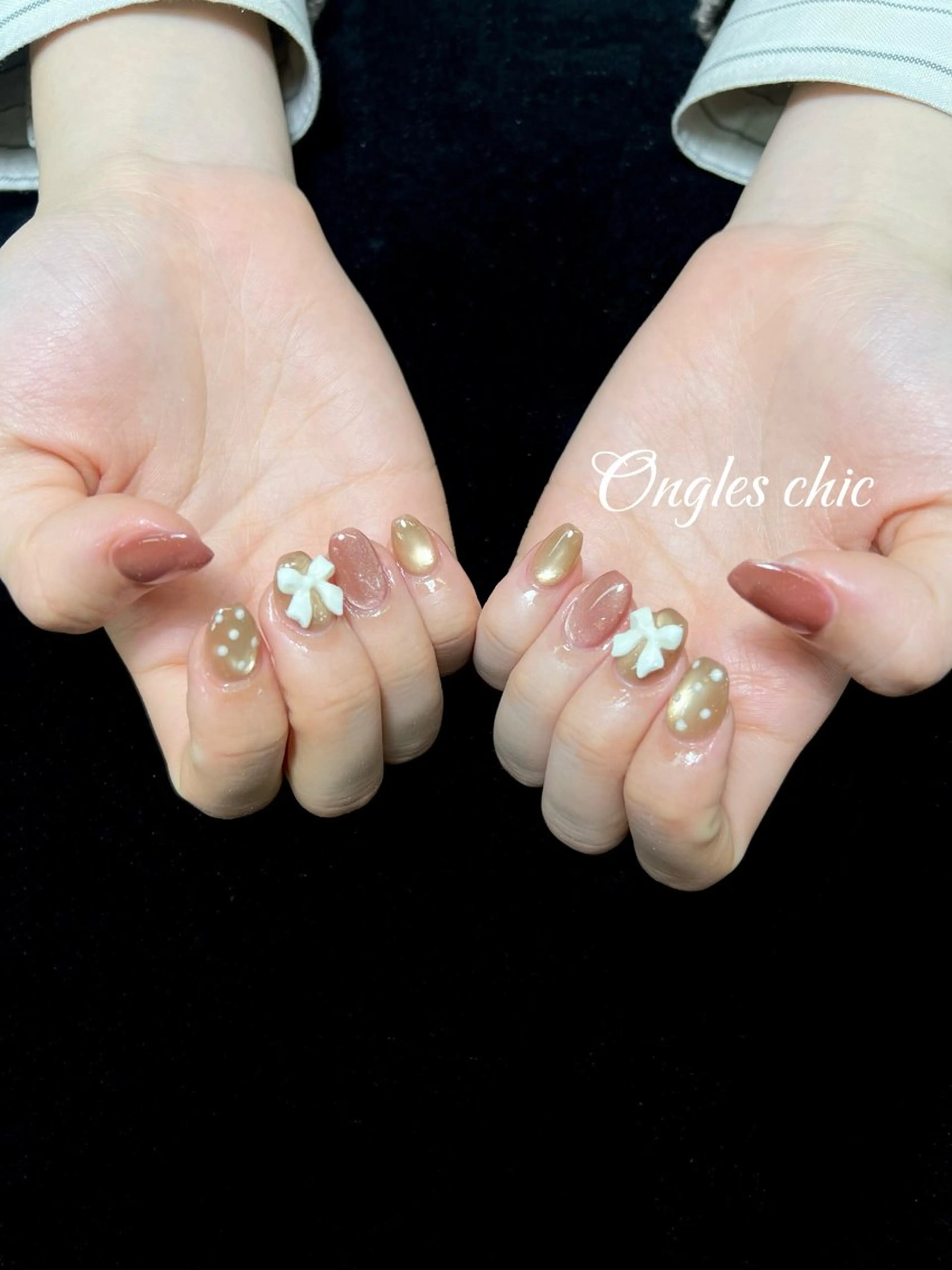 ネイル ハンドネイル ongles chicのネイルデザイン