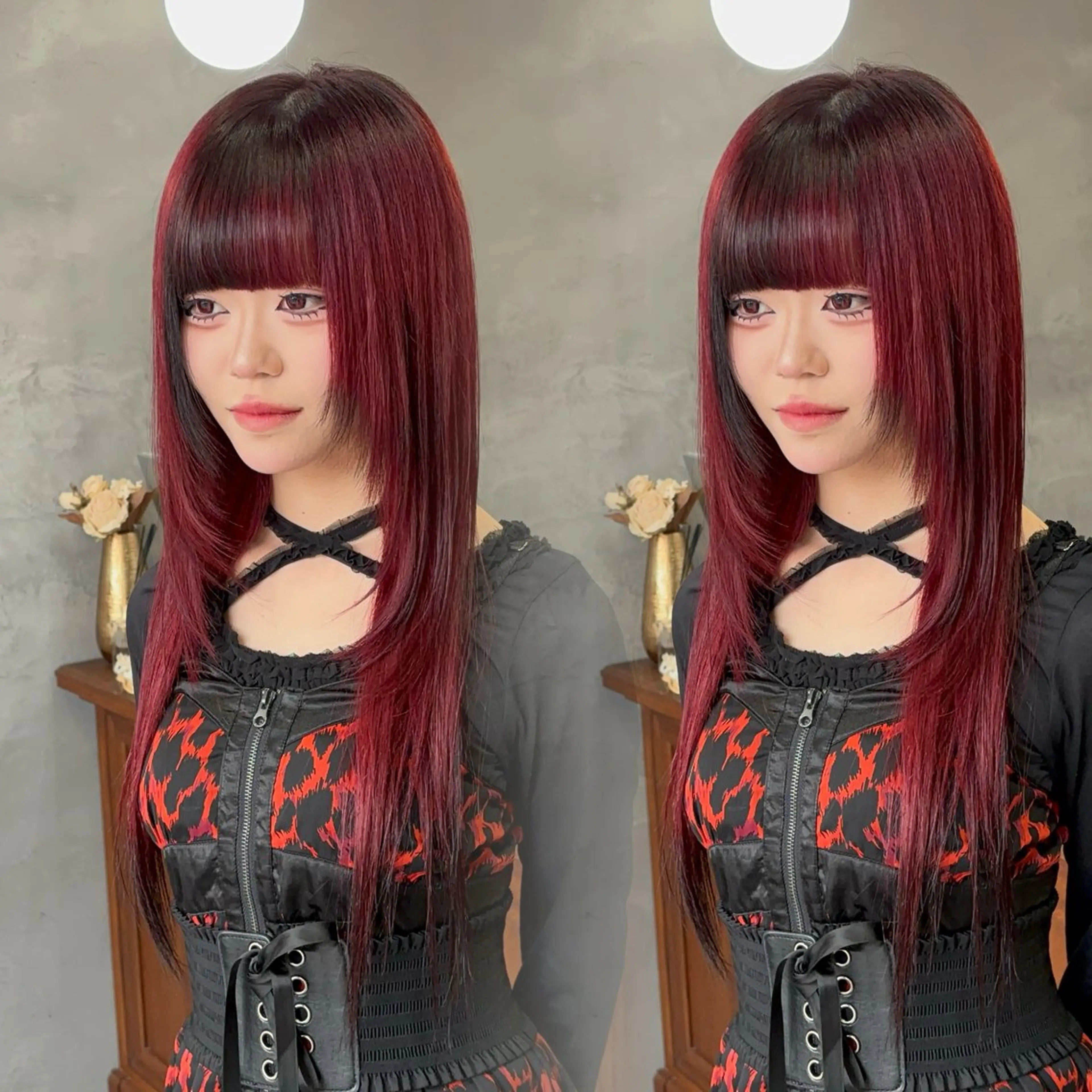 ロング カラー ヘアカラー 縮毛矯正/美髪カラー 松田空優哉のヘアスタイル