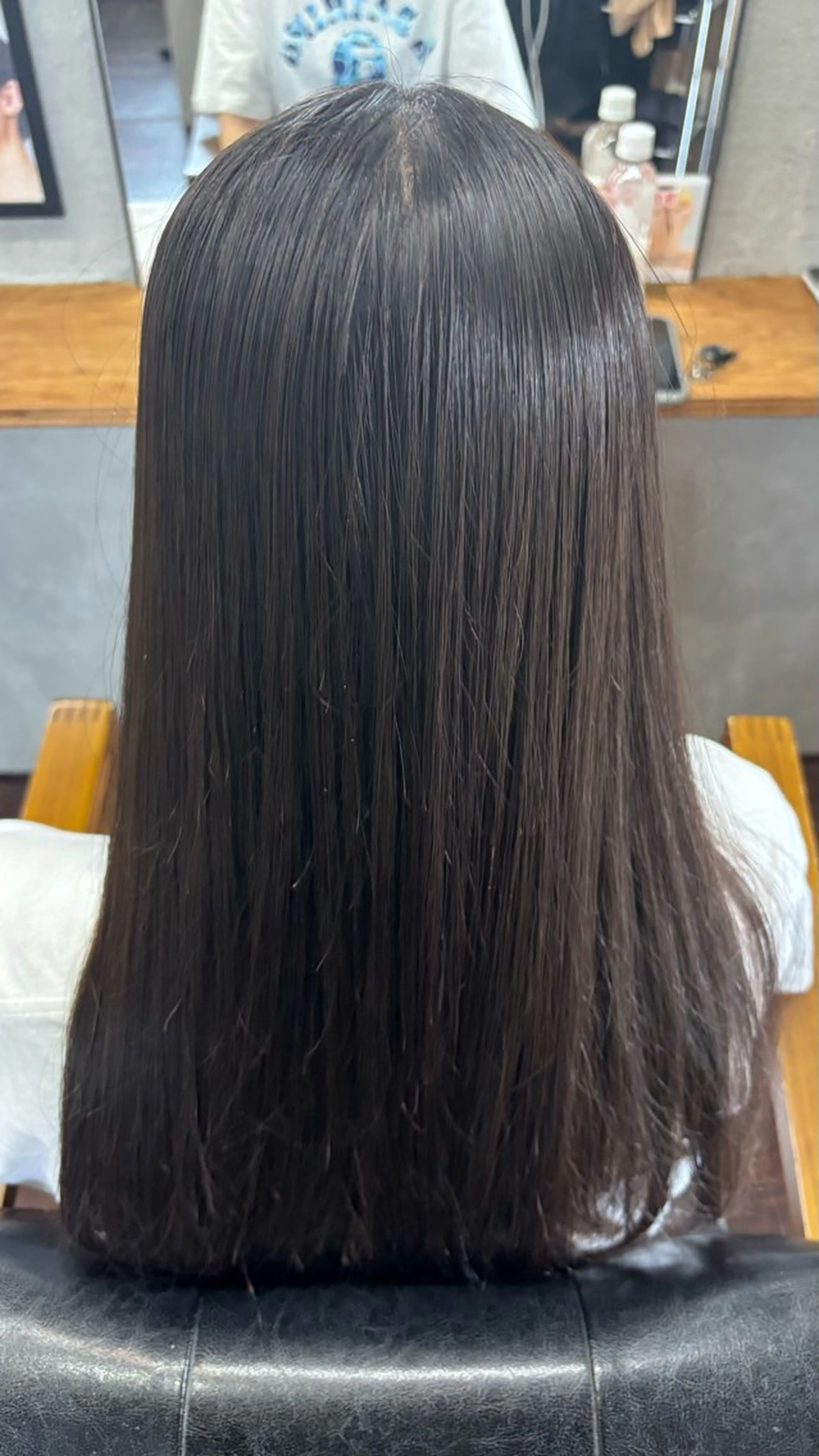 ロング 縮毛矯正 【ルプラボウ】　川村 海音のヘアスタイル