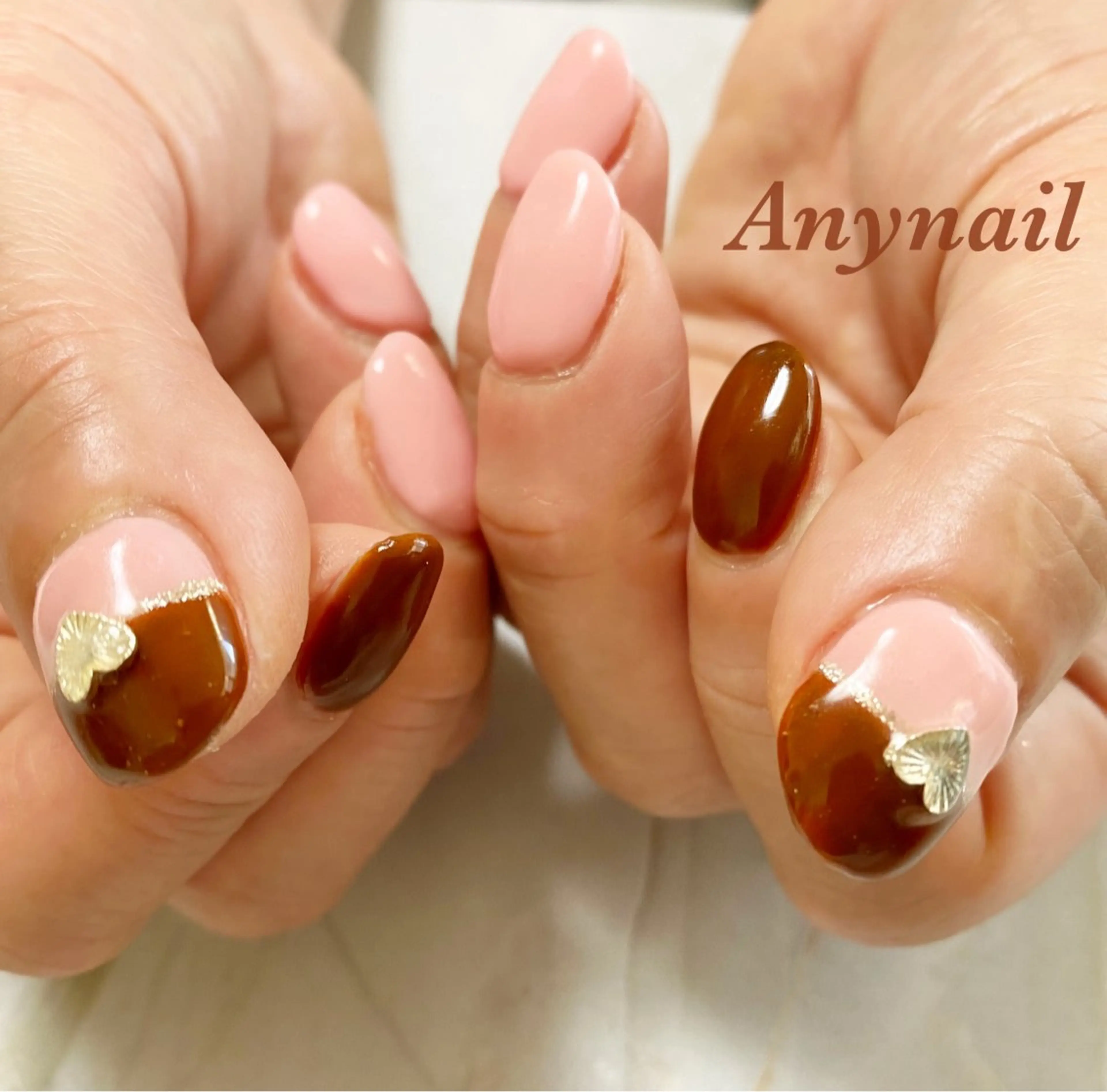 ネイル ブルー バレンタイン 岩澤 恵子のネイルデザイン