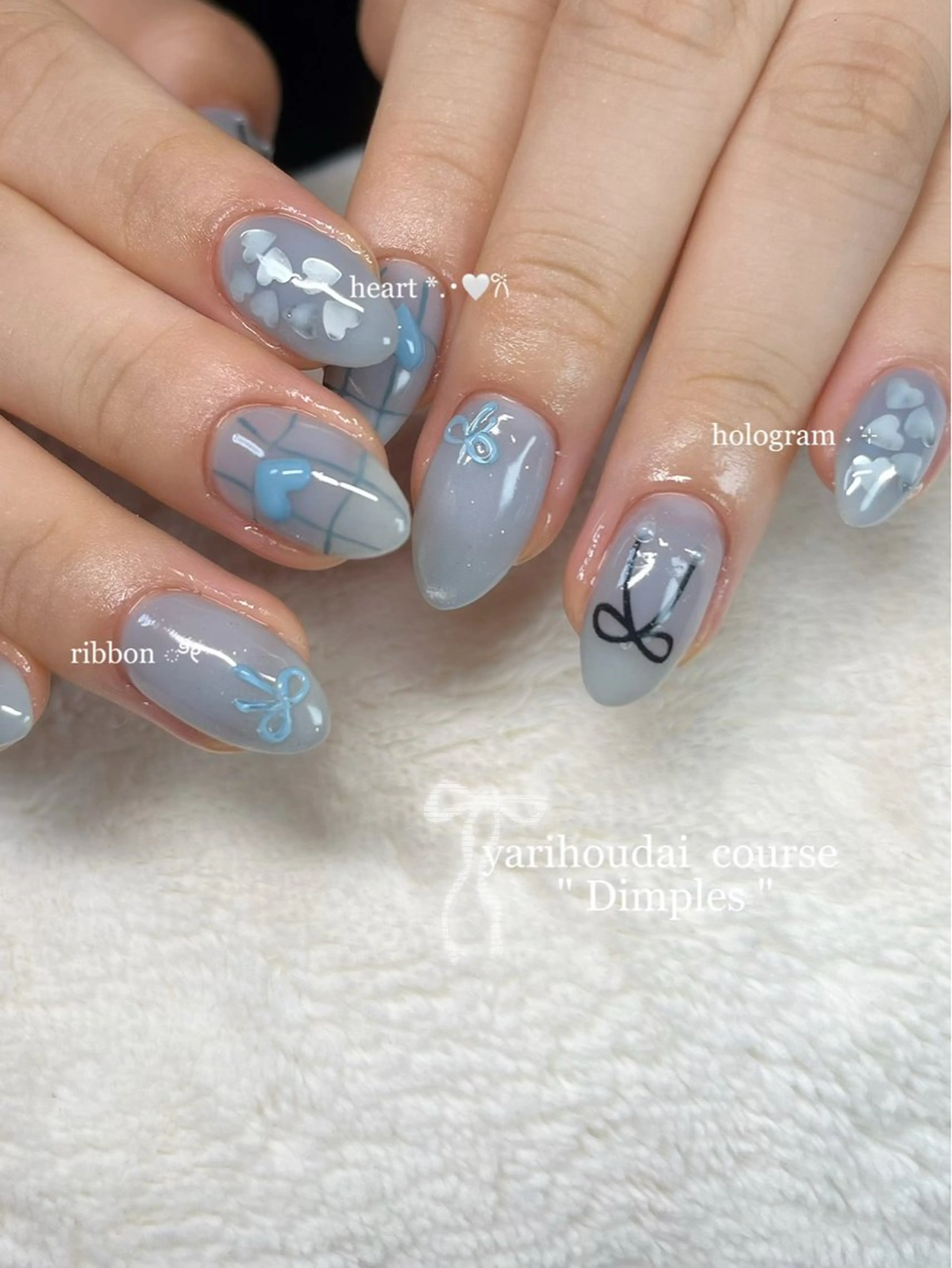 ネイル dimples yuk営業電話‪✕‬のネイルデザイン