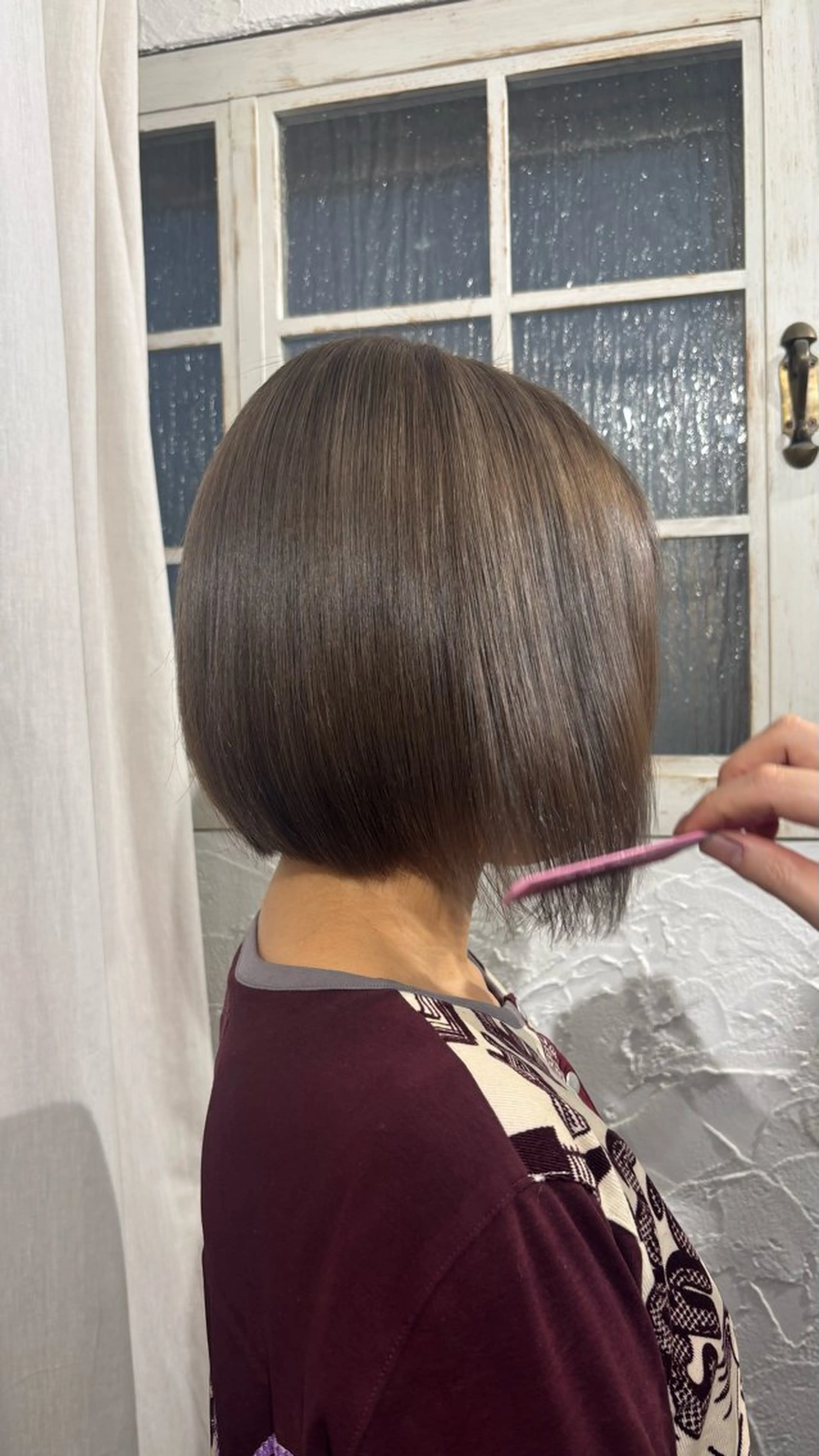 ショート ヘアカラー 🫧オリーブカラー/ 小冬🎀のヘアスタイル