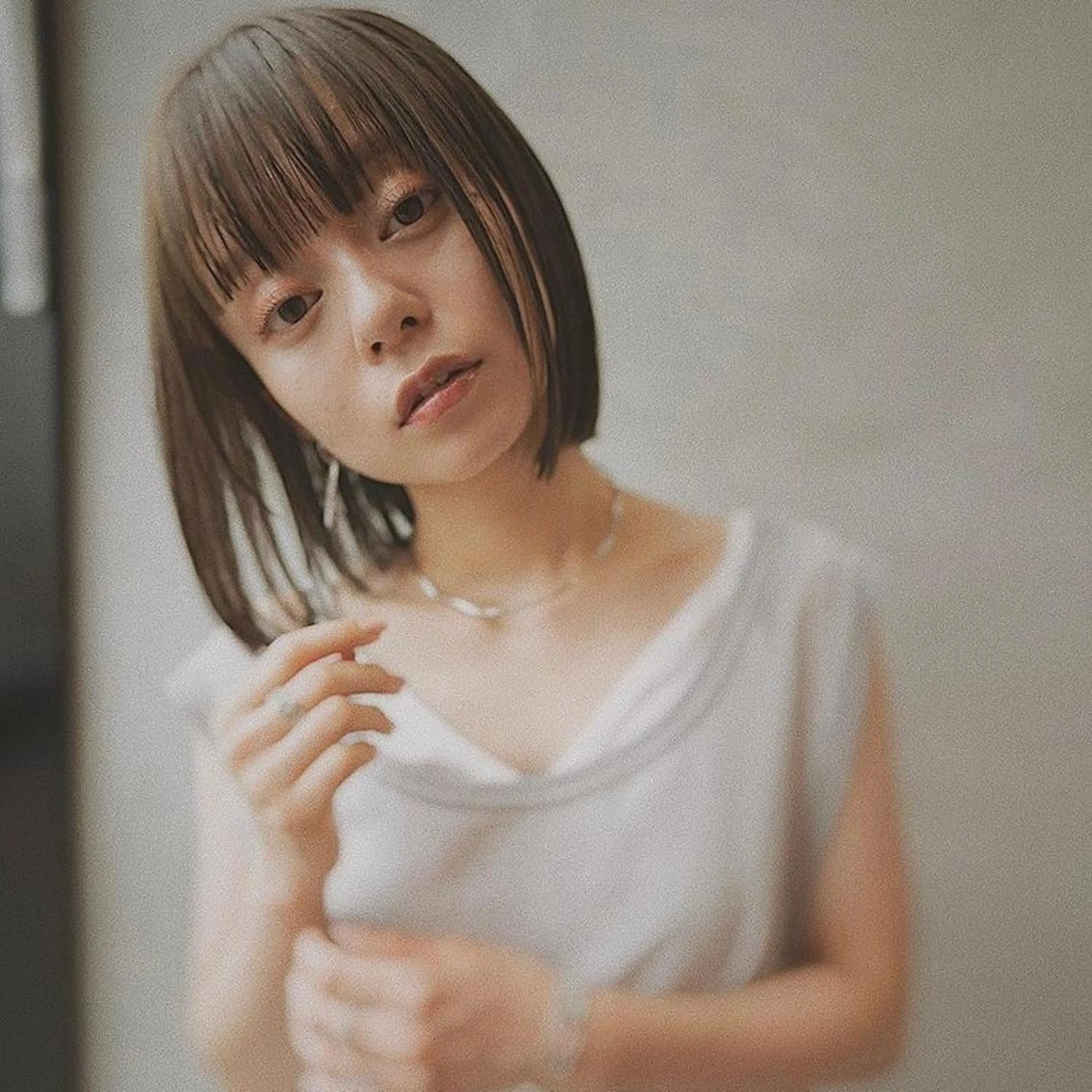 ショート ヘアアレンジ 波巻きスパイラルパー マ/シャドウパーマ駿のヘアスタイル