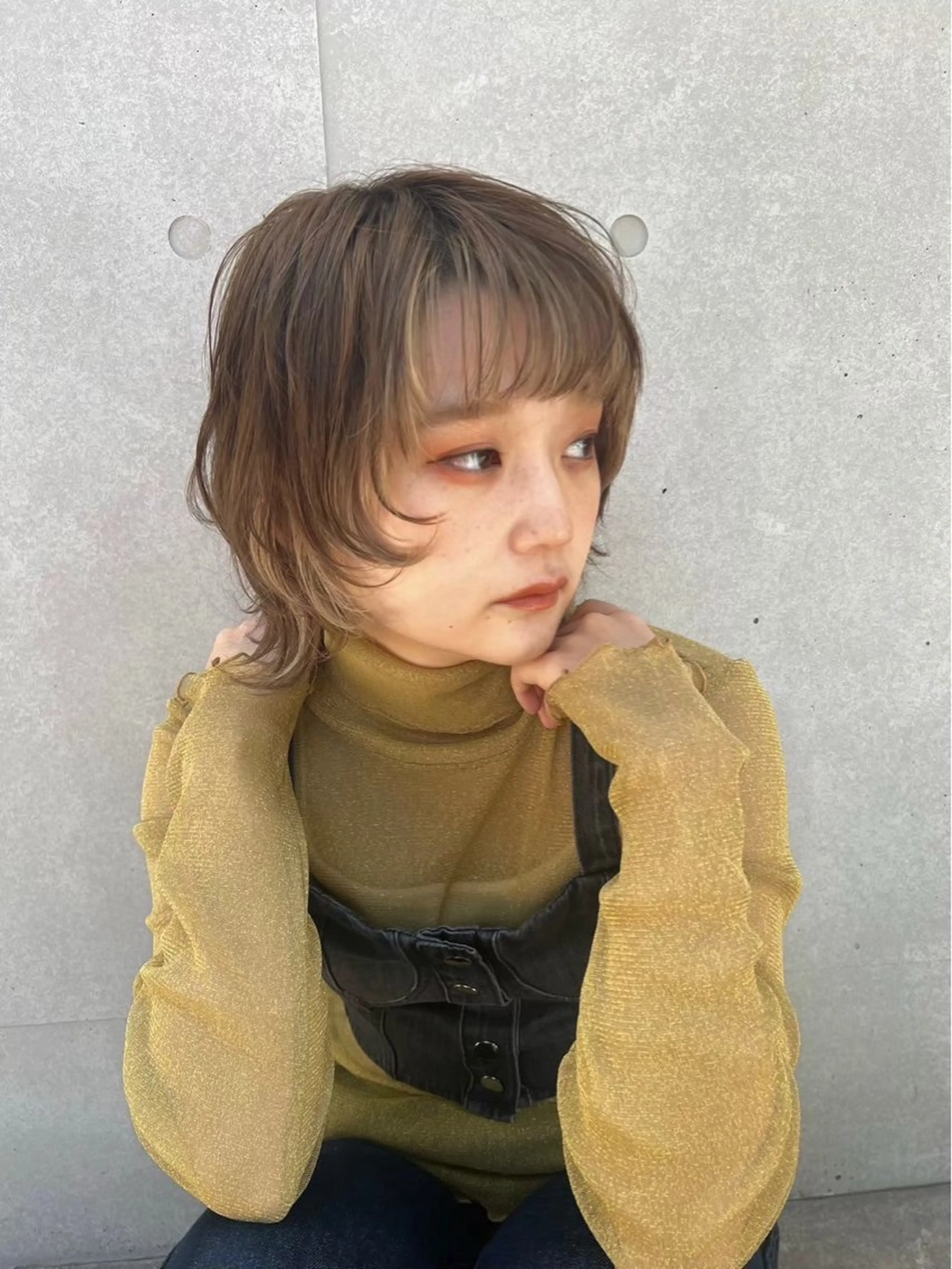 ミディアム albero🧸 🌳鈴木遥菜のヘアスタイル