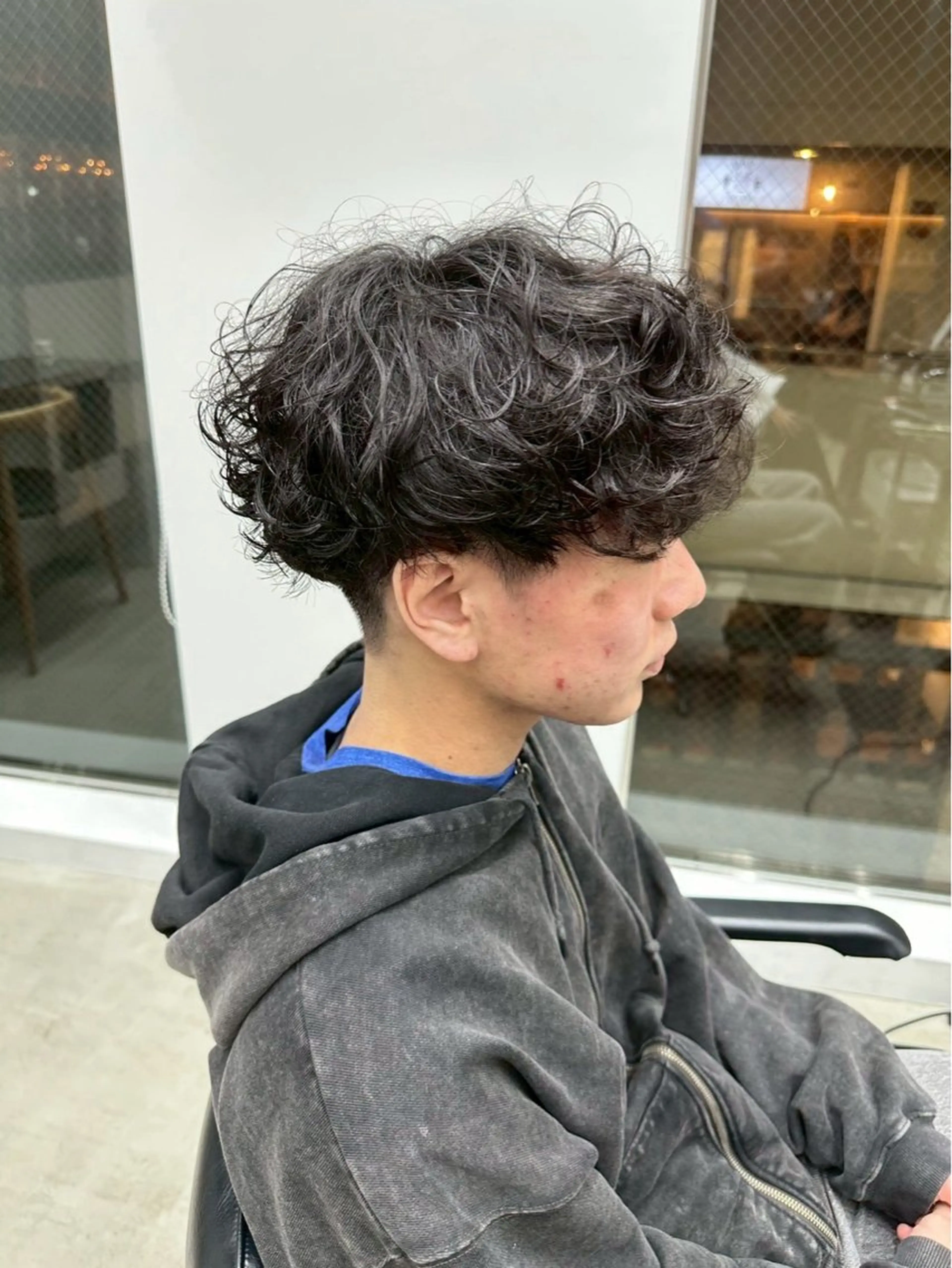 パーマ メンズ fifth天神メンズ パーマ特化／内山遥斗のヘアスタイル