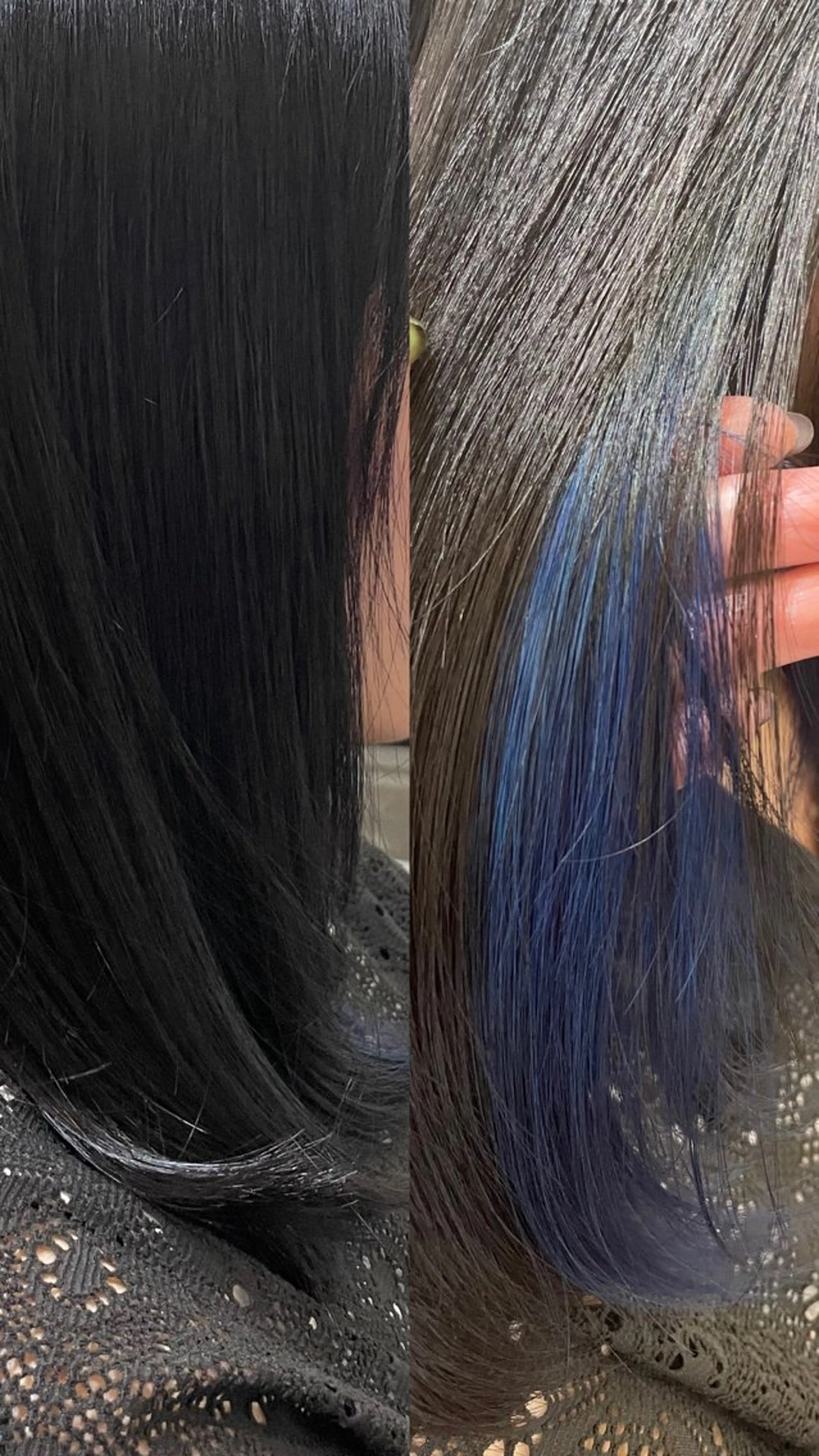 セミロング カラー ブリーチ Hus所属・【Hus】 YUI🌟のヘアスタイル