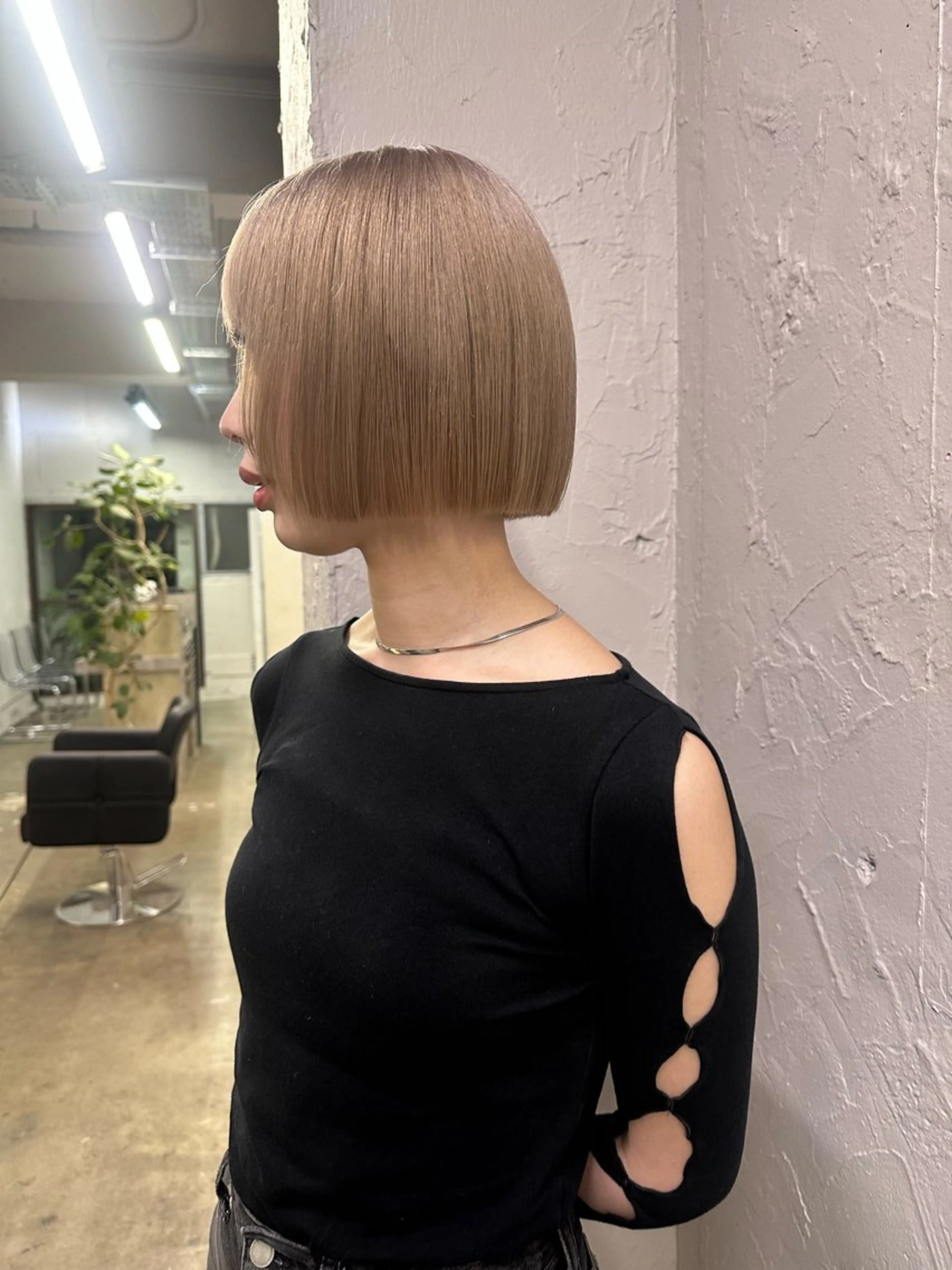 カラー ヘアカラー ハイトーン レイヤー🎀meiのヘアスタイル