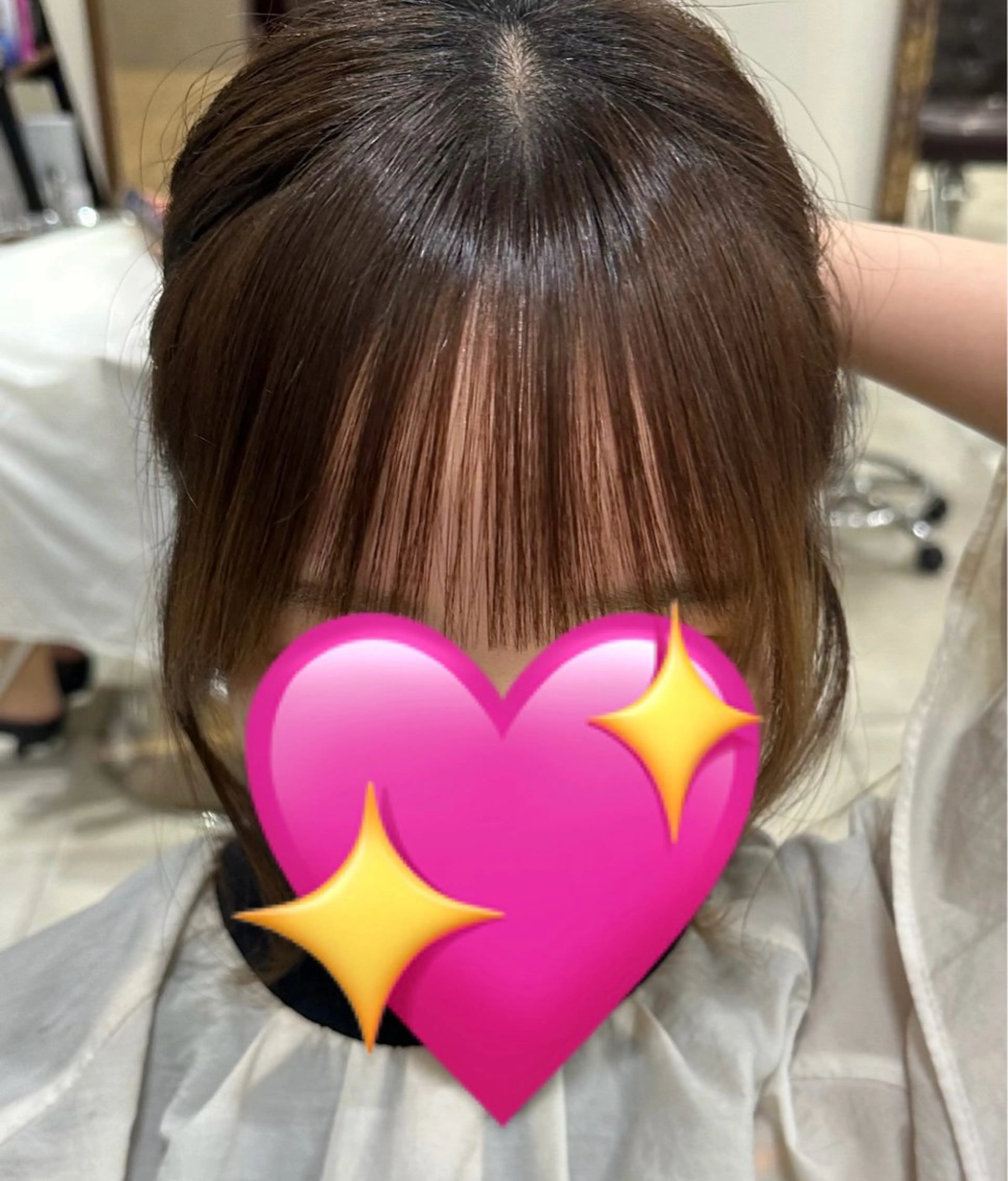 前髪矯正ワンパネル（シャンプー・ブロー込み）の写真