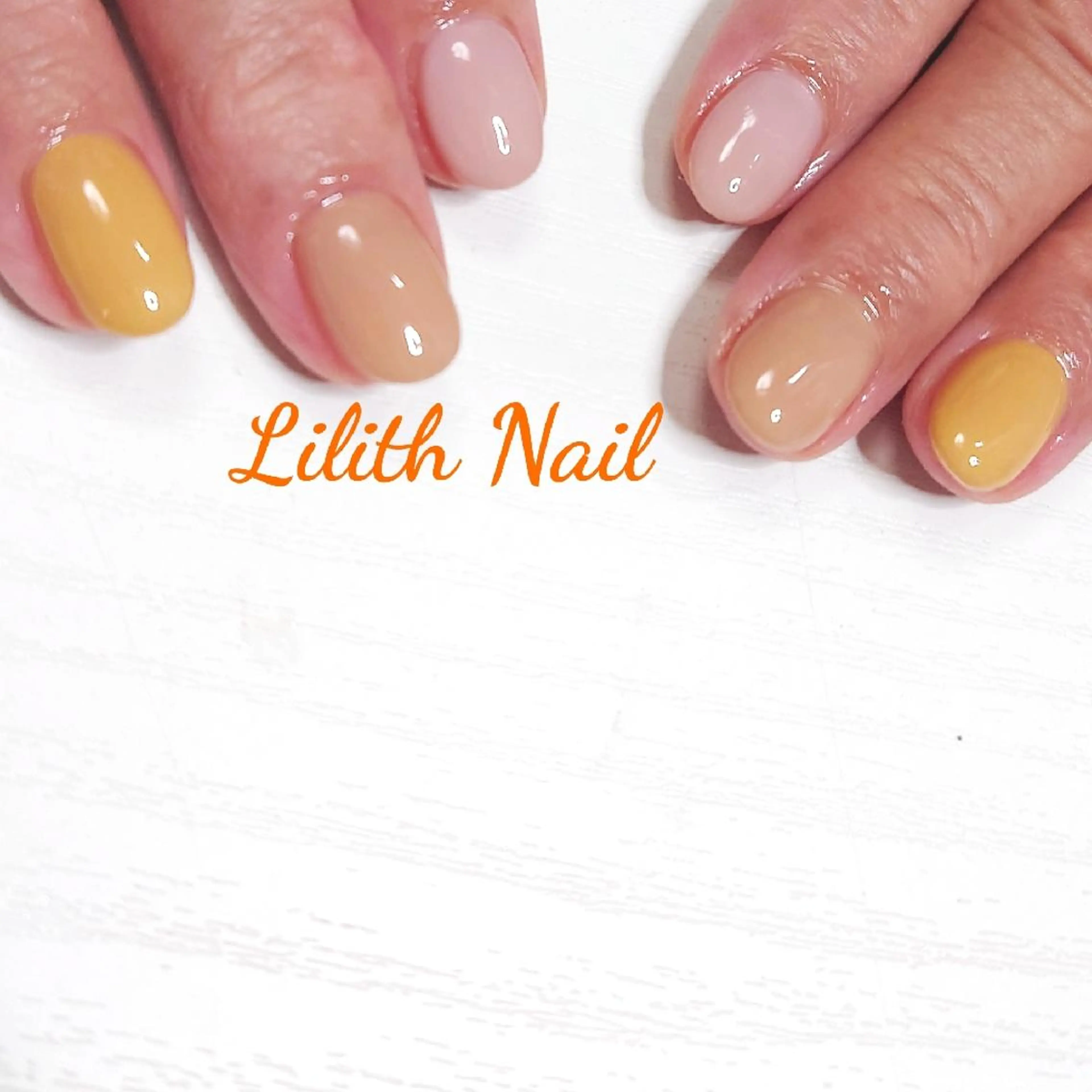 ネイル ワンカラーネイル ショートネイル ハンドネイル Lilith Nailのネイルデザイン