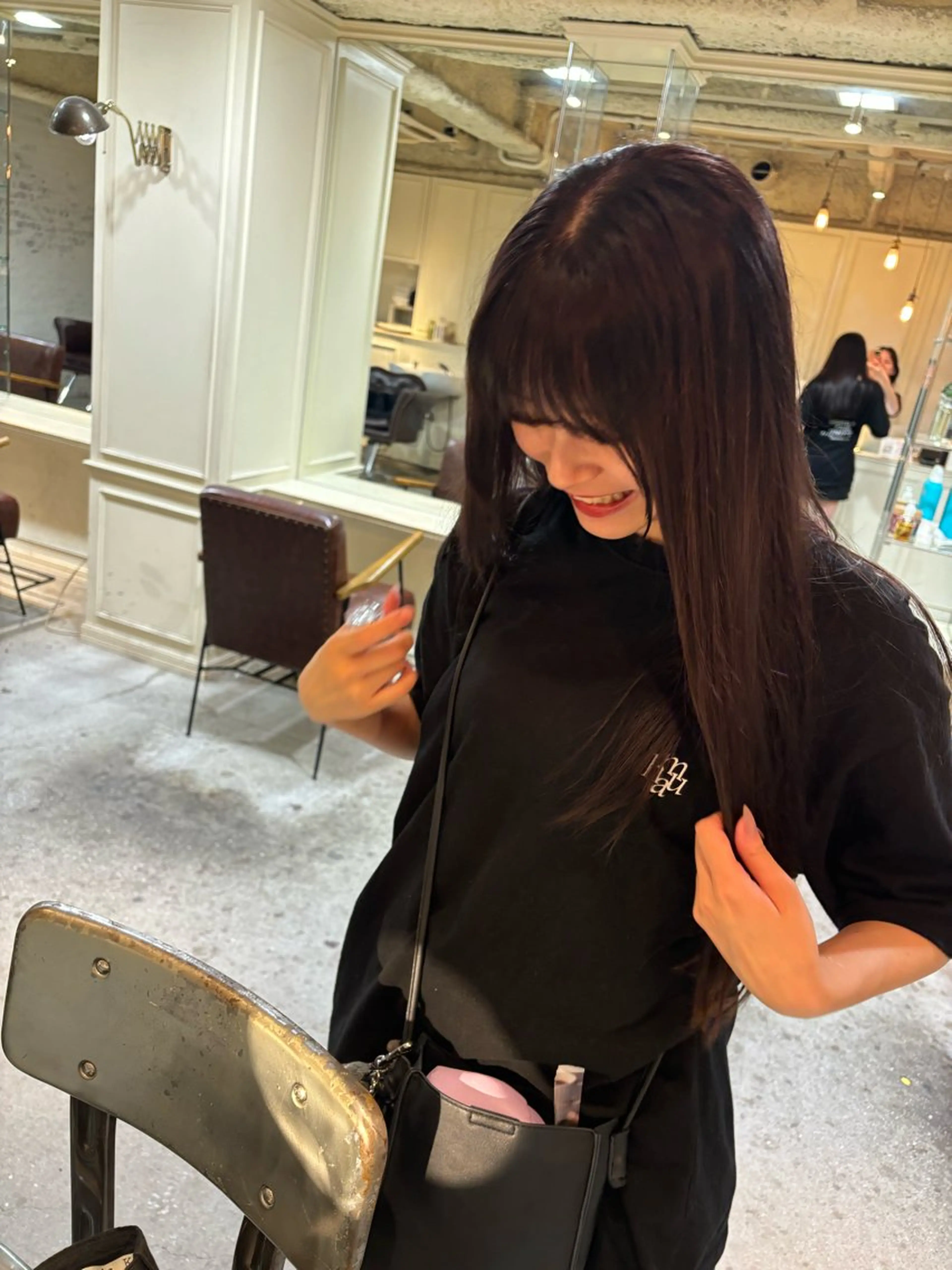 ロング ヘアカラー トリートメント 《ro-ro》 みゆのヘアスタイル