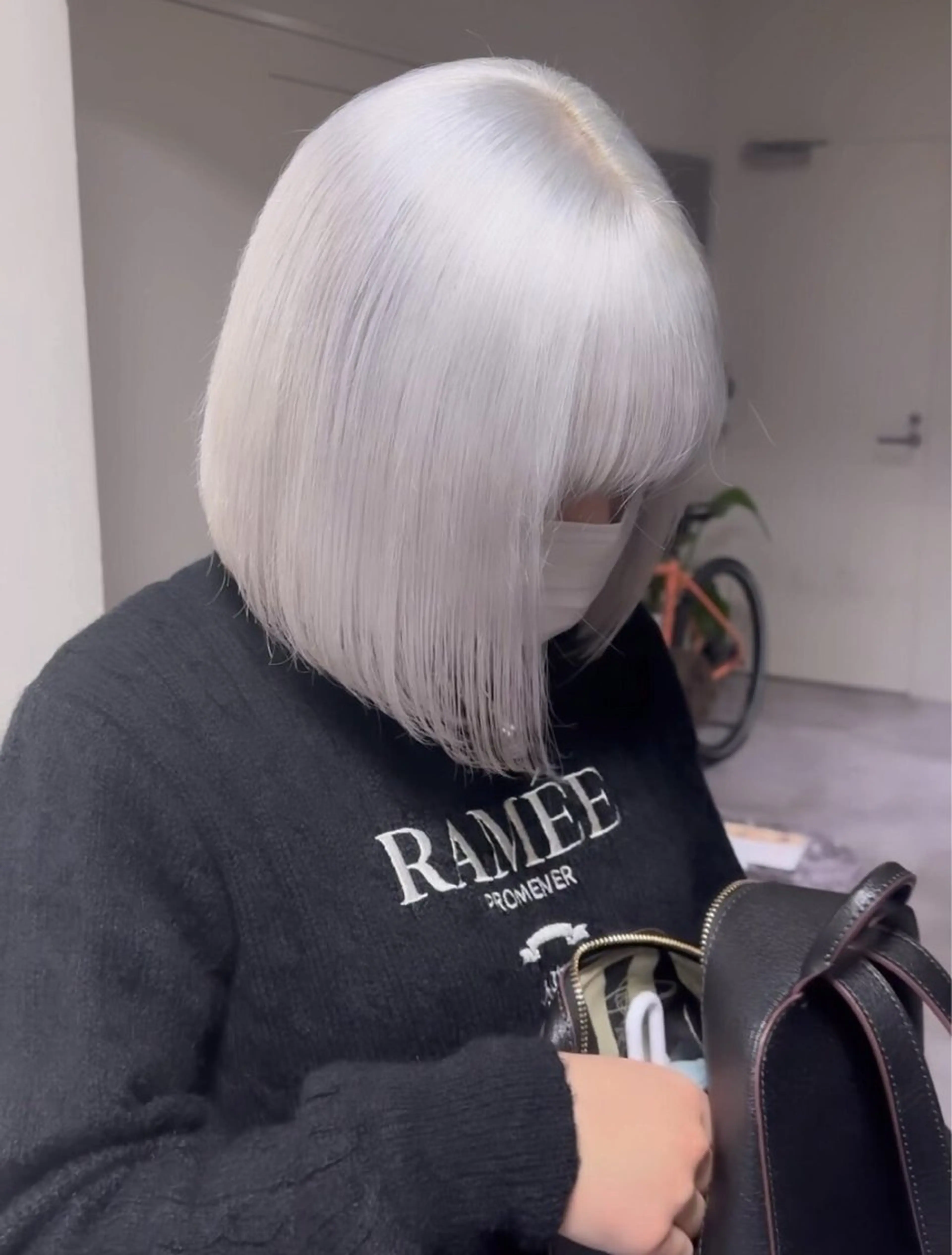 ミディアム Maison所属・Maison ハイトーン髪質改善のヘアスタイル