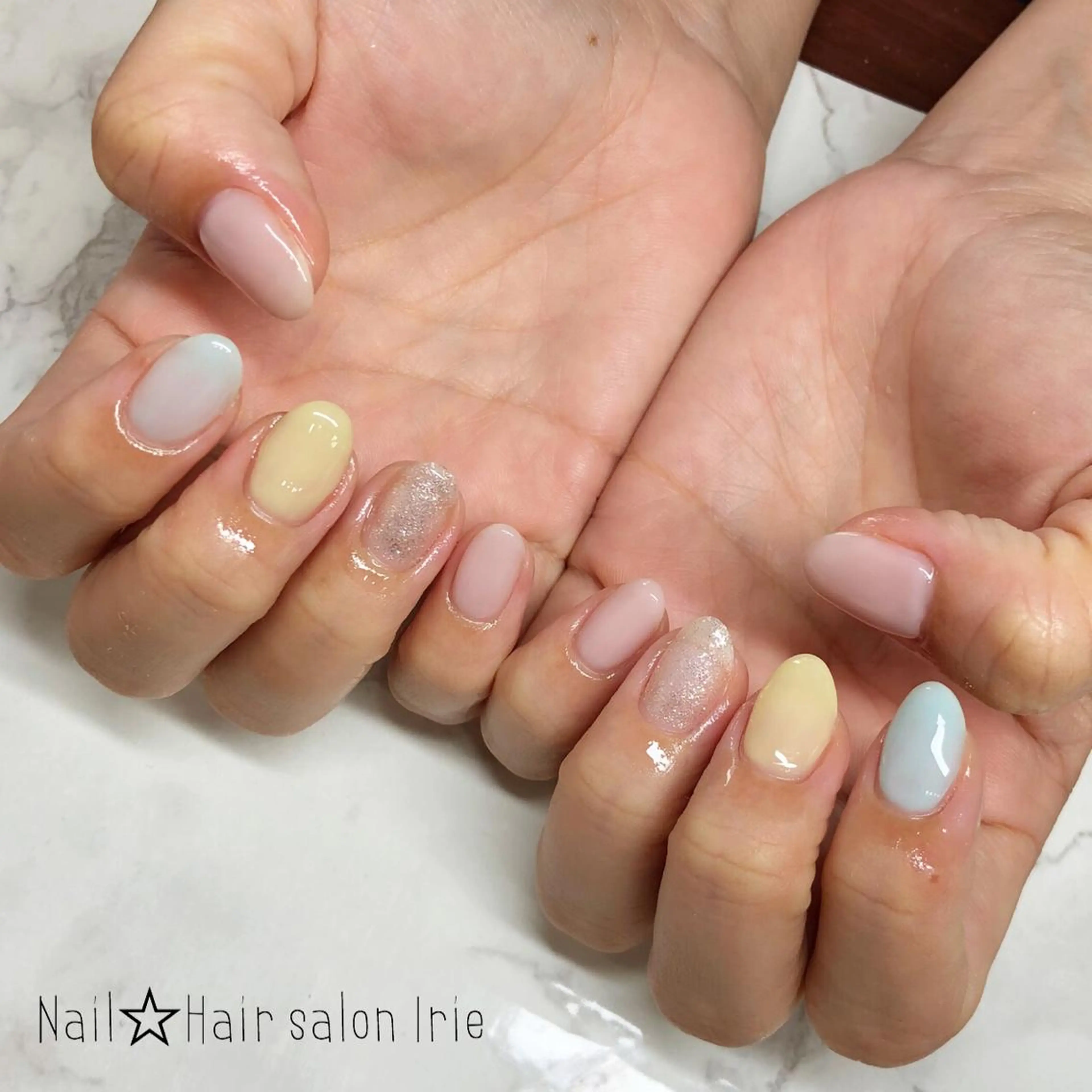 ネイル ハンドネイル ハンドケア Hair salon Irie所属・與儀 知佳のネイルデザイン