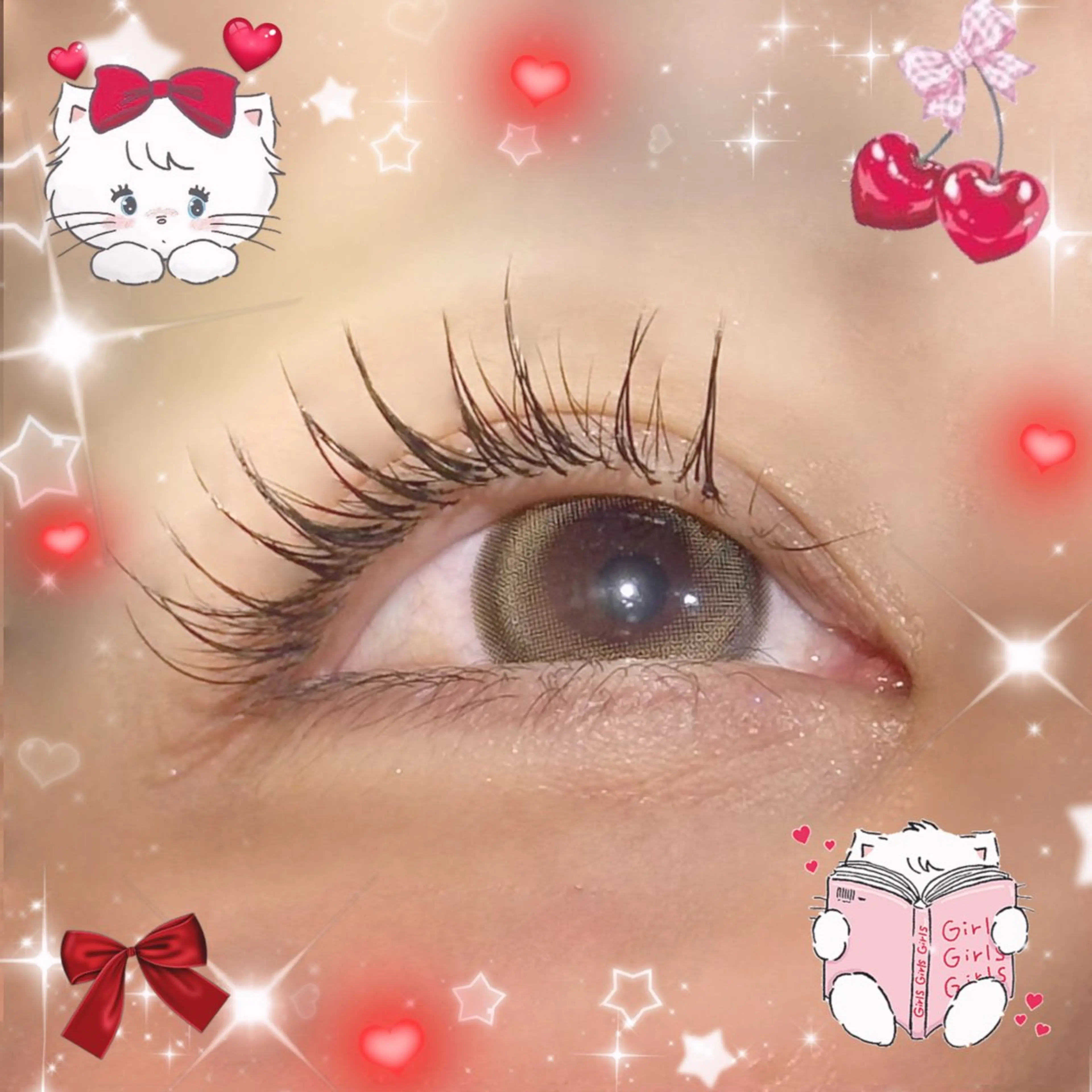 【初回限定】マツエク100本💜つやつやコーティング込み✨️フラットラッシュに変更(＋1430)の写真