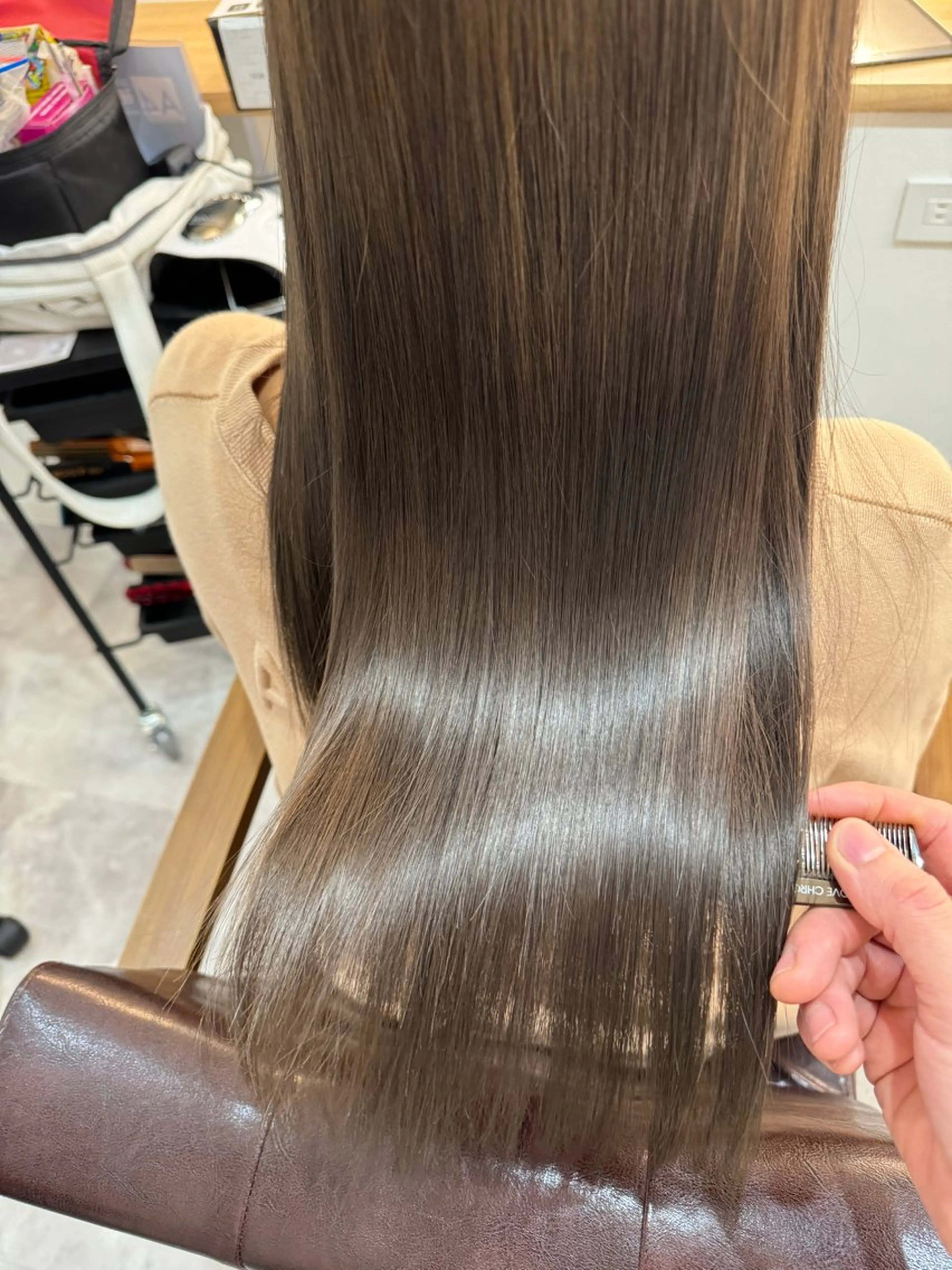 ロング カラー ヘアアレンジ キッズ カット 縮毛矯正 トリートメント 横浜関内髪質改善 re:Magoのヘアスタイル