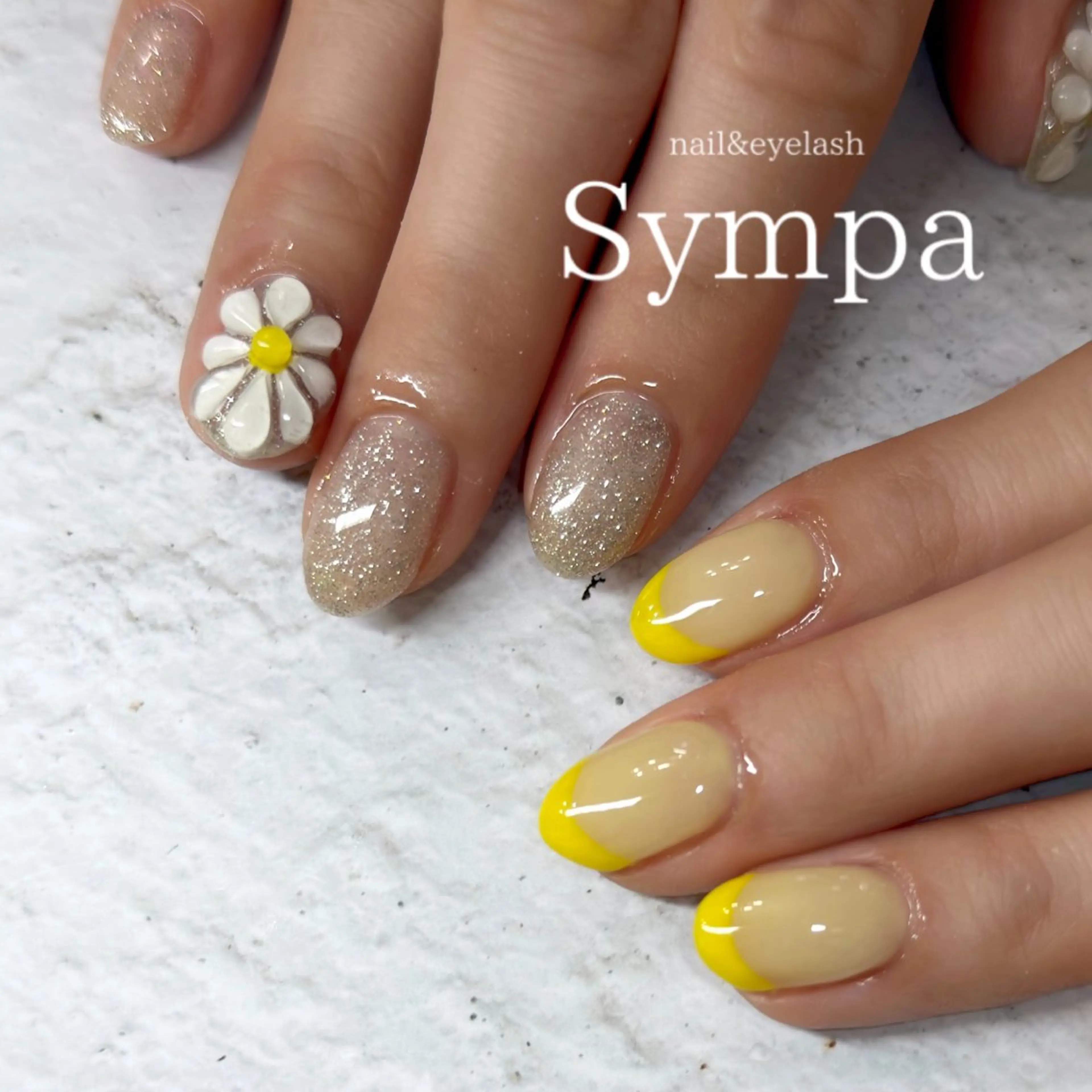 ネイル アートネイル クリアネイル ぷっくりネイル Sympa: AYAKAのネイルデザイン