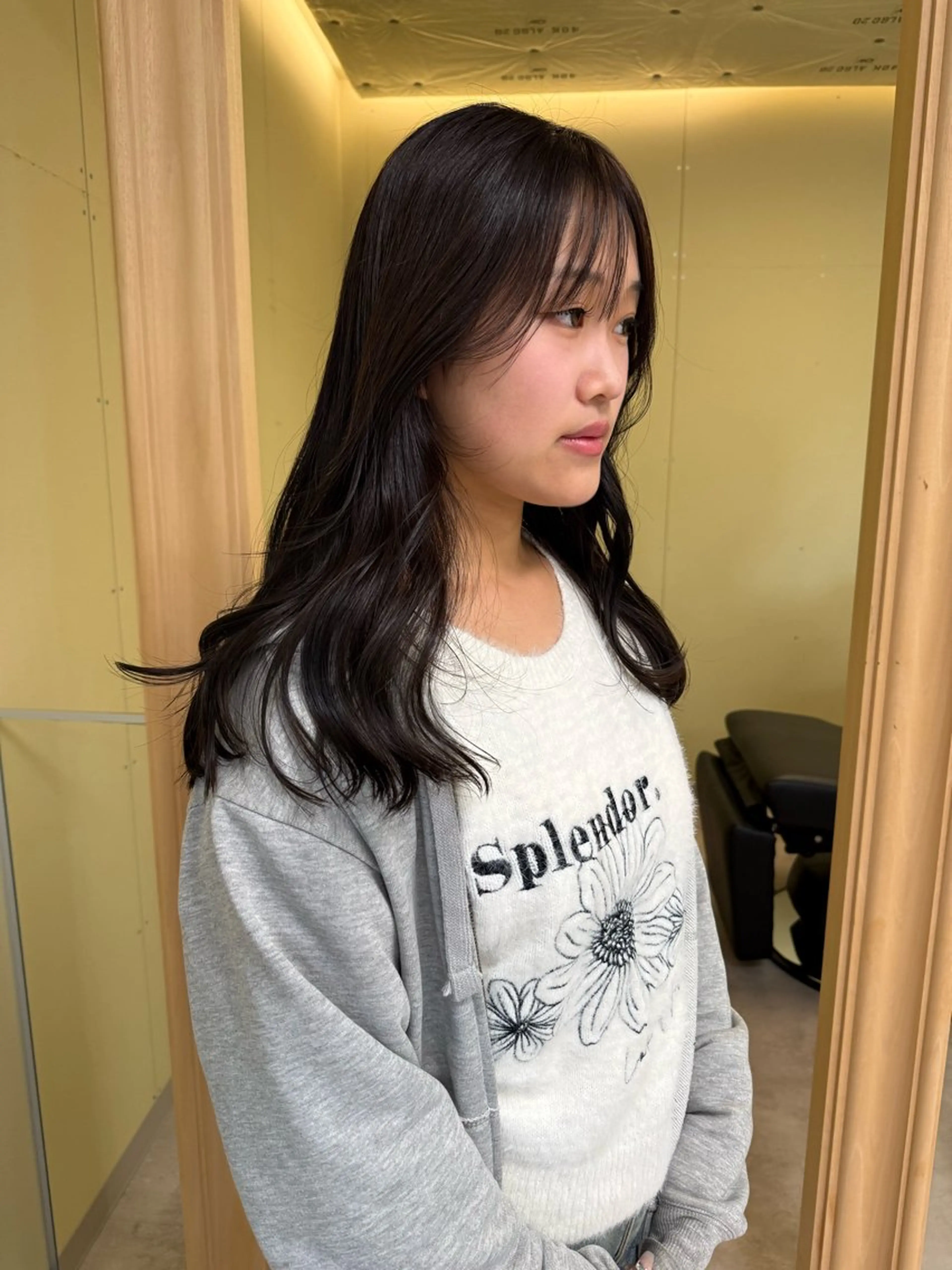 ミディアム カラー カット ヘアカラー 伶風/ボブ/ ヘーゼルベージュのヘアスタイル