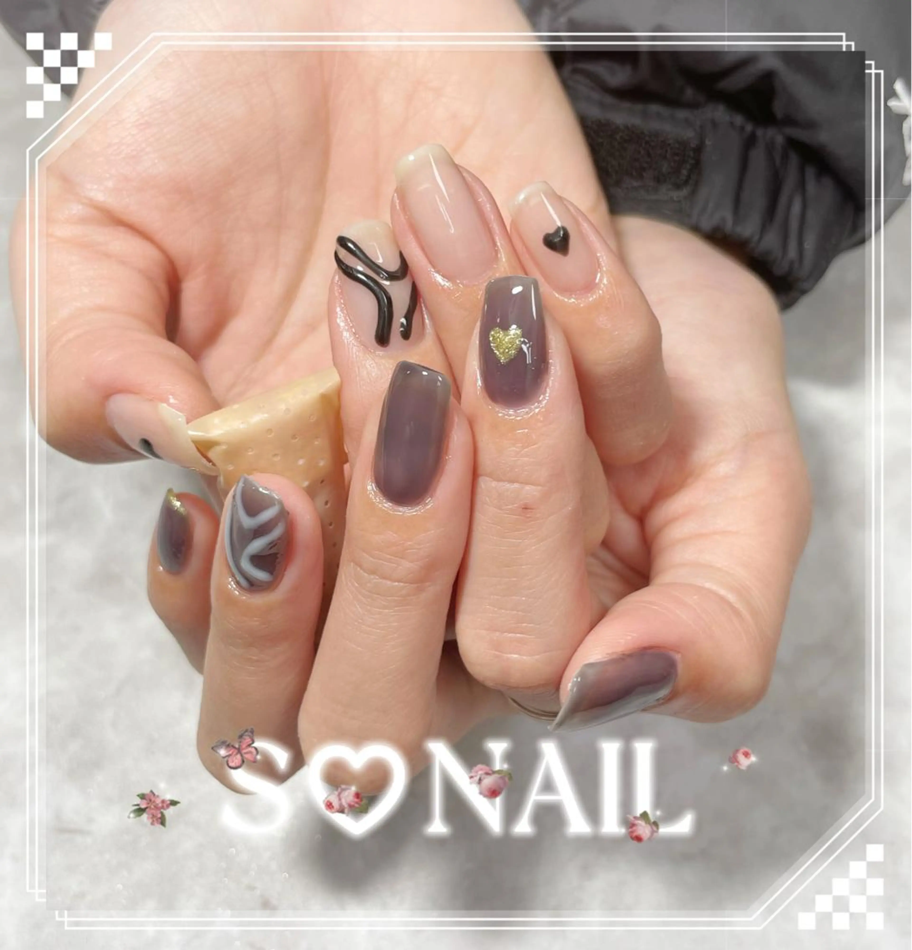 ネイル ハンドネイル S♡NAIL所属・S.NAIL Suuのネイルデザイン