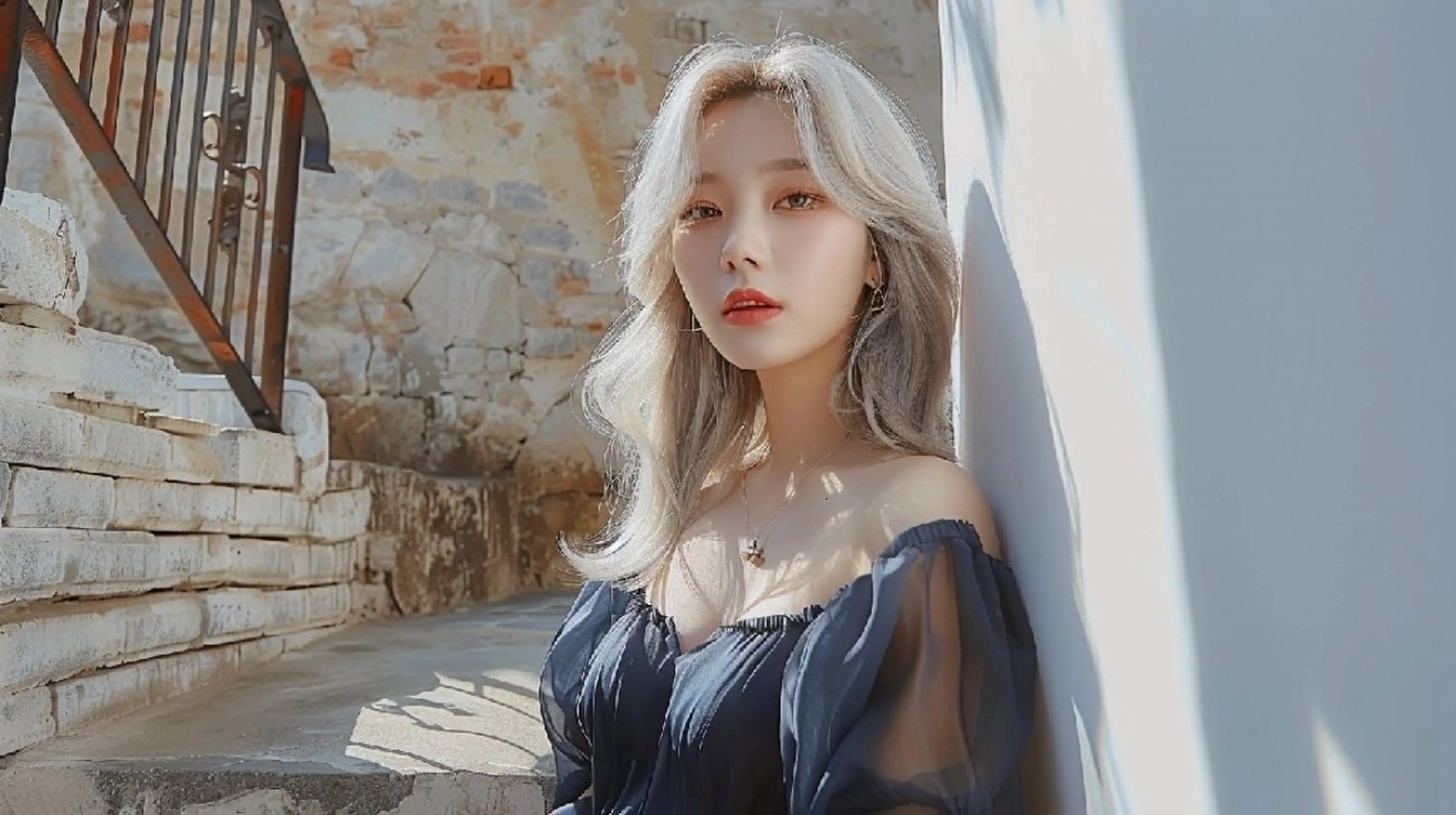 カラー 束感まつぱ🥑🤍 NATUKI🤍のマツエク・マツパデザイン