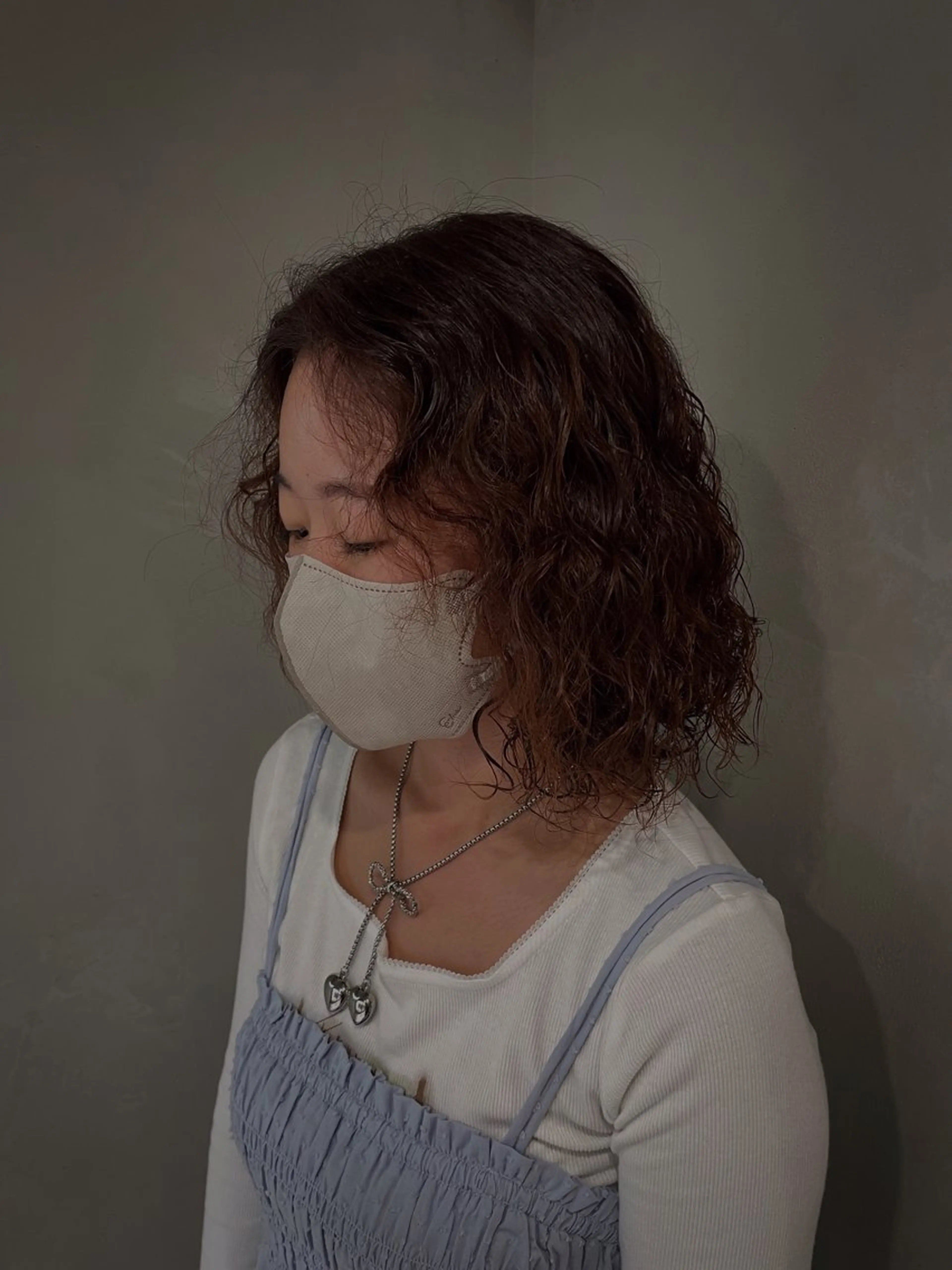 ミディアム パーマ パーマ トリートメント Ameri 新宿所属・𓆩︎🩸個性カラー SAKÜRA𓆪⋆˚のヘアスタイル