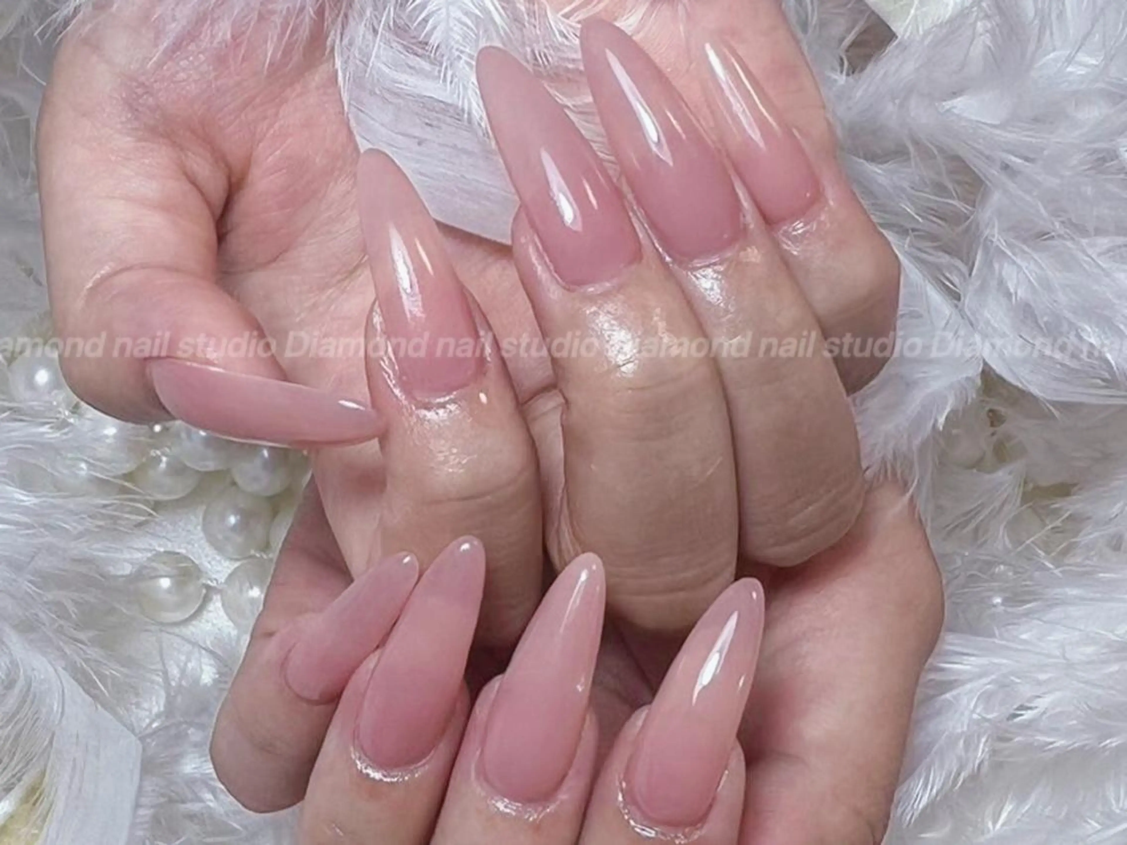 ネイル ワンカラーネイル ネイルチップ ハンドネイル DIAMOND Nail🍒のネイルデザイン