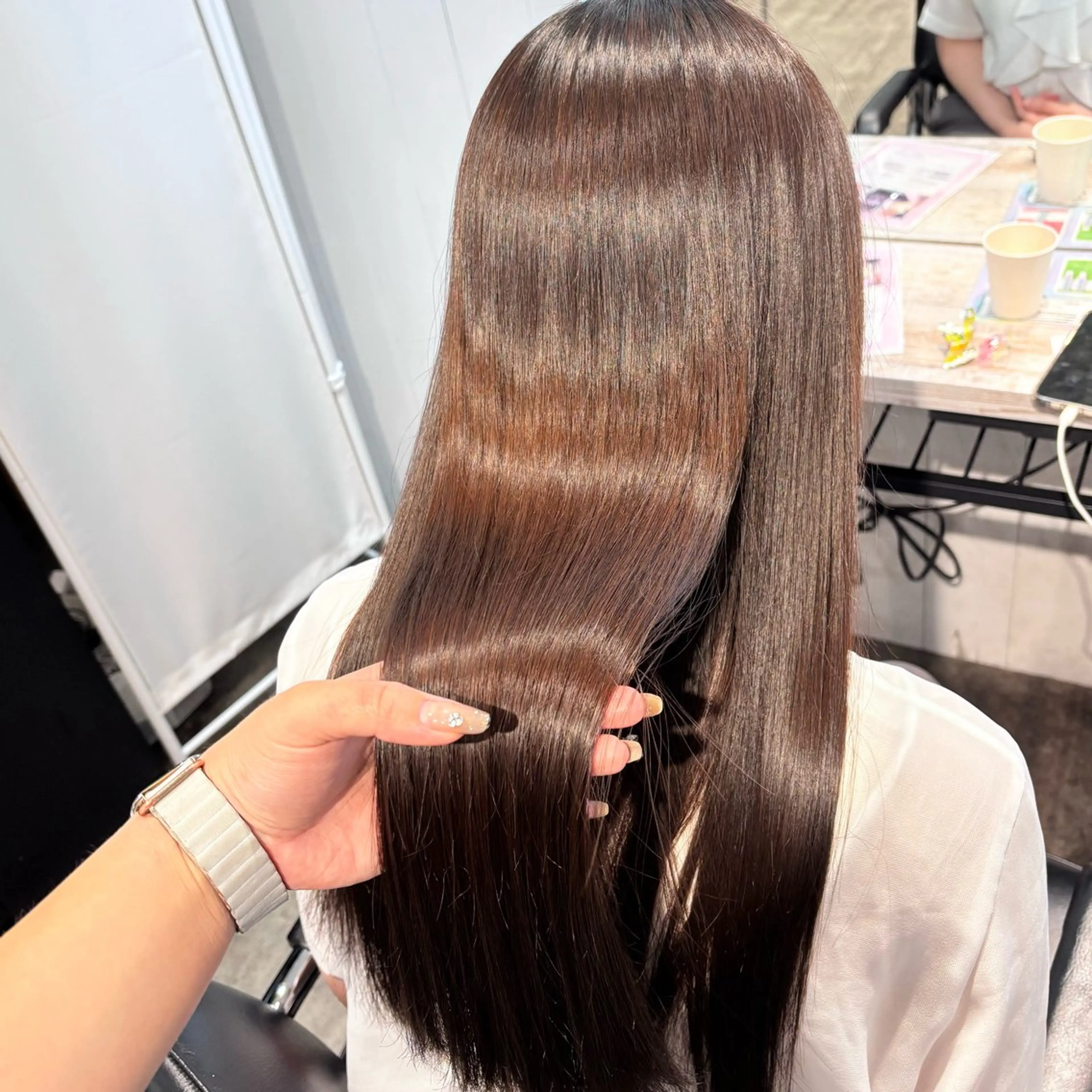 ロング カラー ヘアアレンジ 🎀モテ暖色× エクステ🎀あかりのヘアスタイル