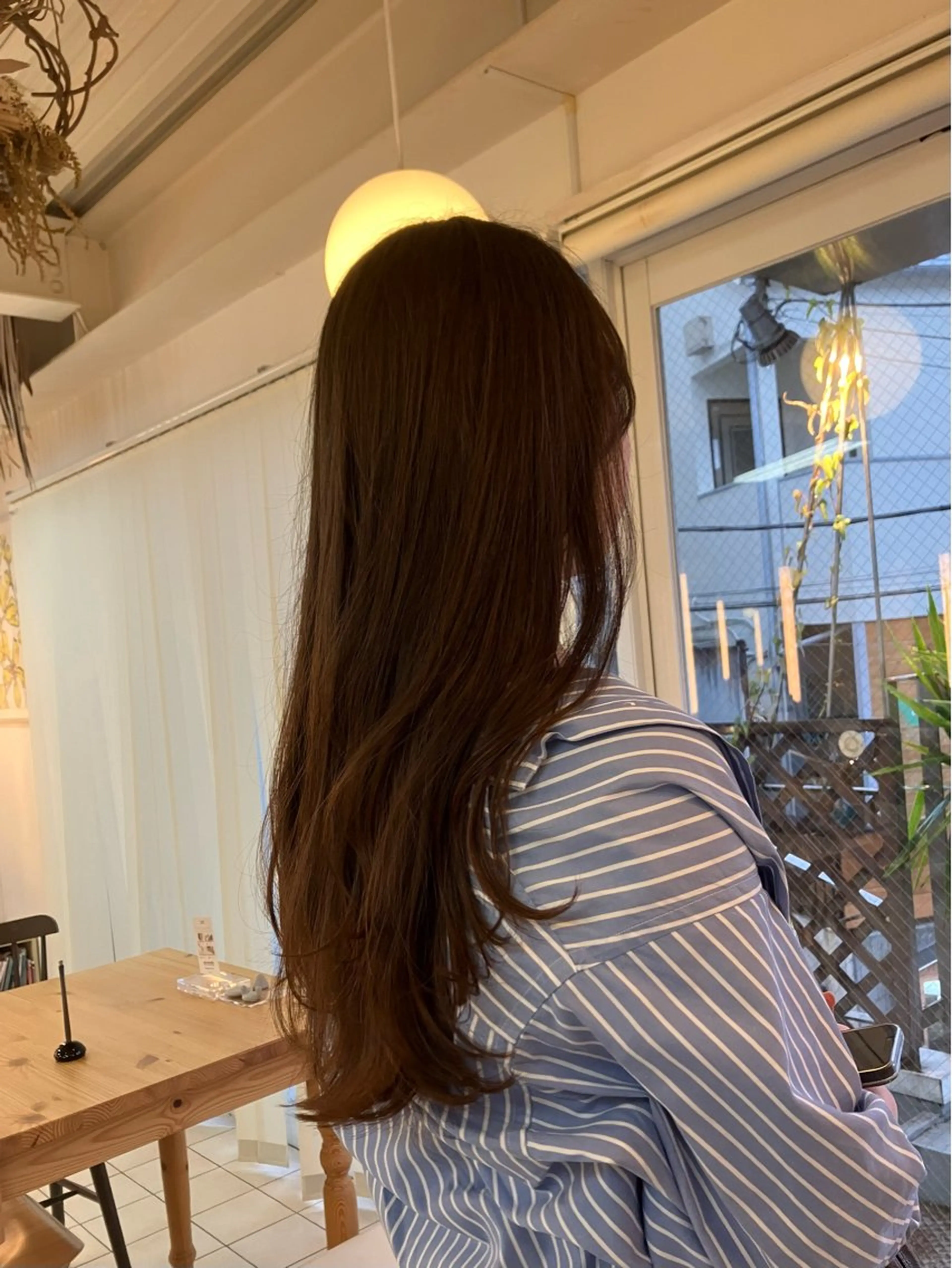 ロング カラー ヘアカラー トリートメント 【髪質改善/縮毛矯正 /カラー】ホサカのヘアスタイル