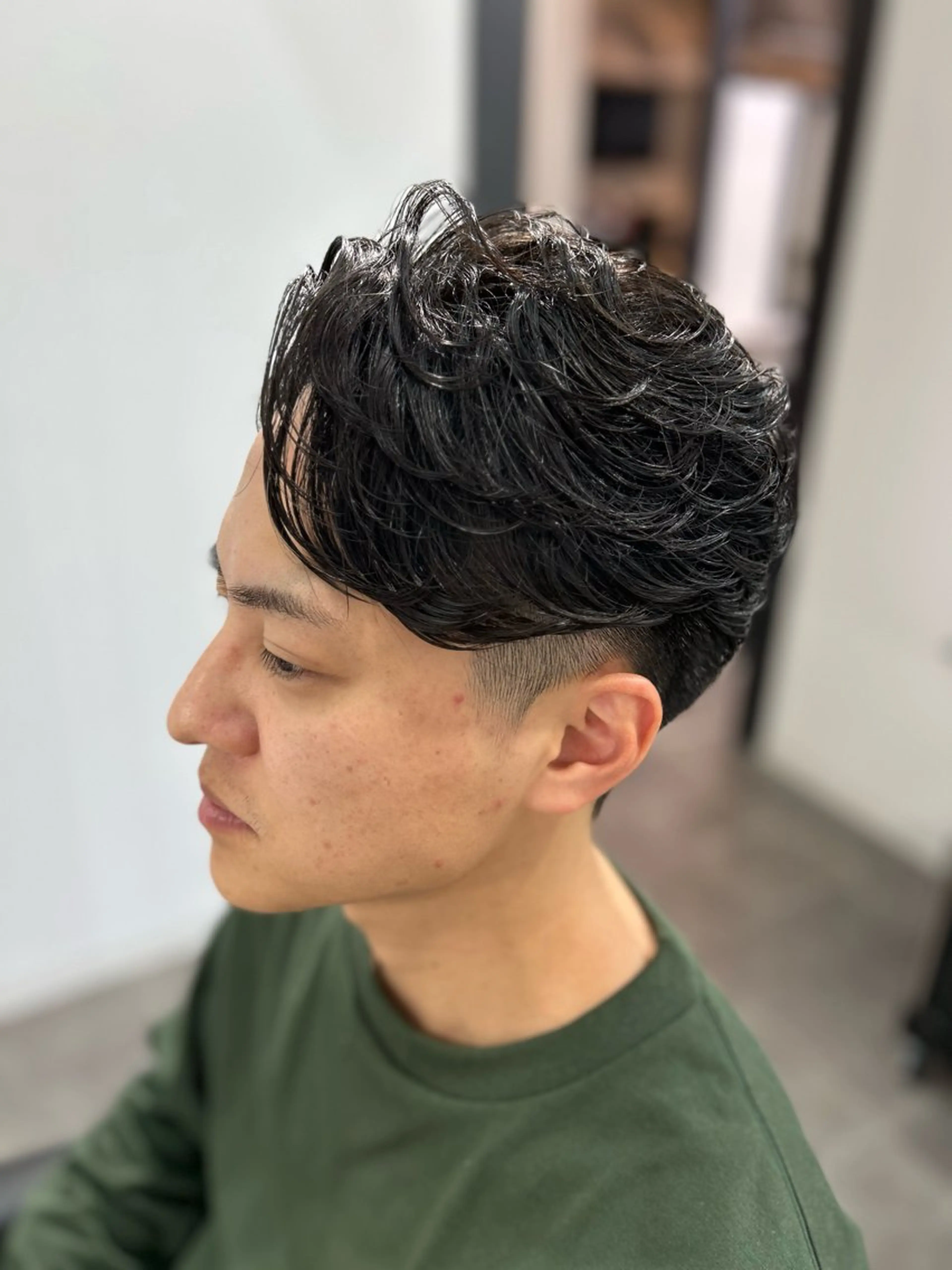 ショート パーマ メンズ メンズショート スパイキーショート ショートヘア カット パーマ トリートメント CHELSEA  梅田所属・OKADA/メンズ /カット/眉/縮毛のヘアスタイル