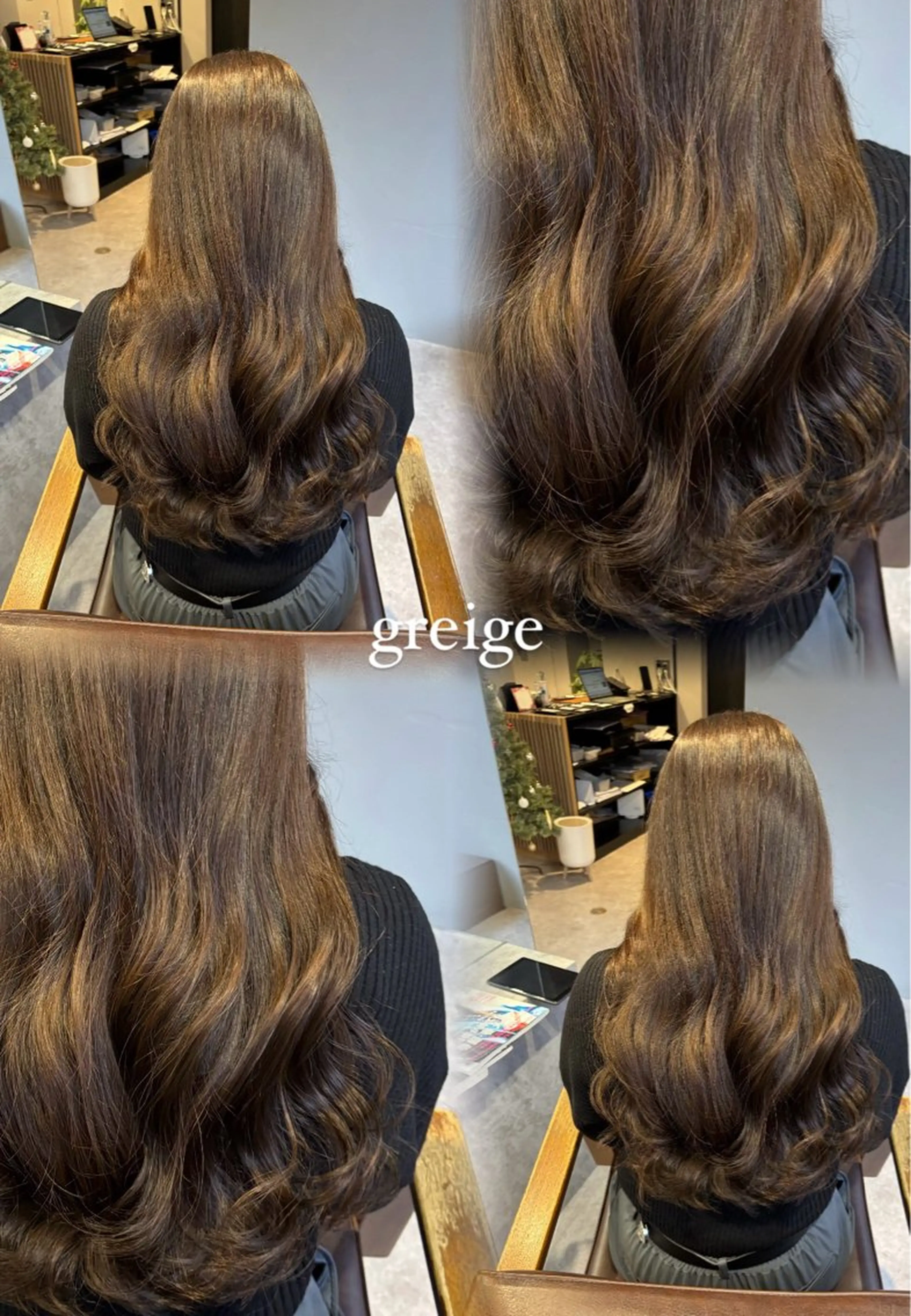 セミロング 縮毛矯正 カット ヘアカラー Yuuka/ w colorのヘアスタイル