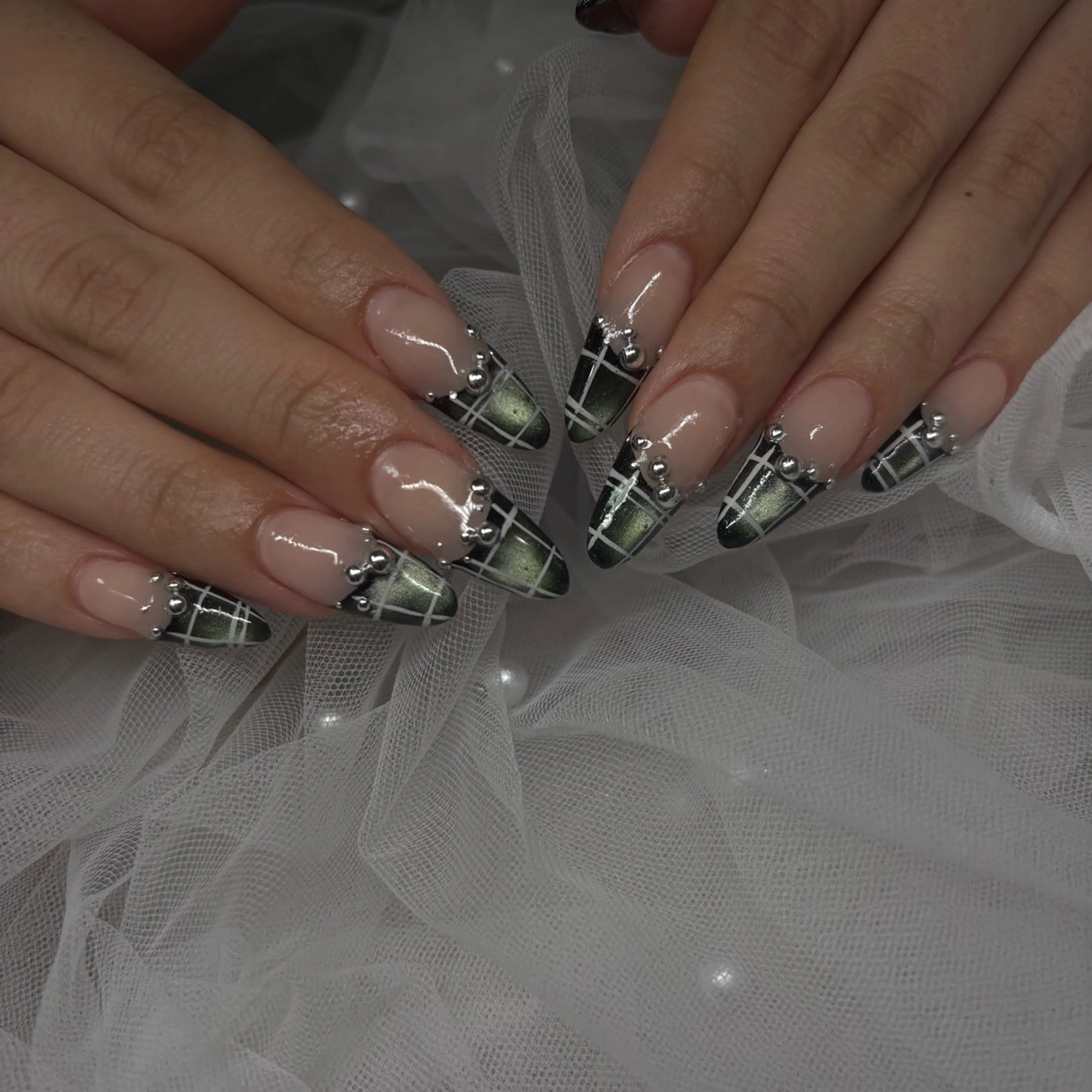 ネイル スカルプネイル ハンドネイル RE💟N.NAIL ラテン系お姉さんのネイルデザイン