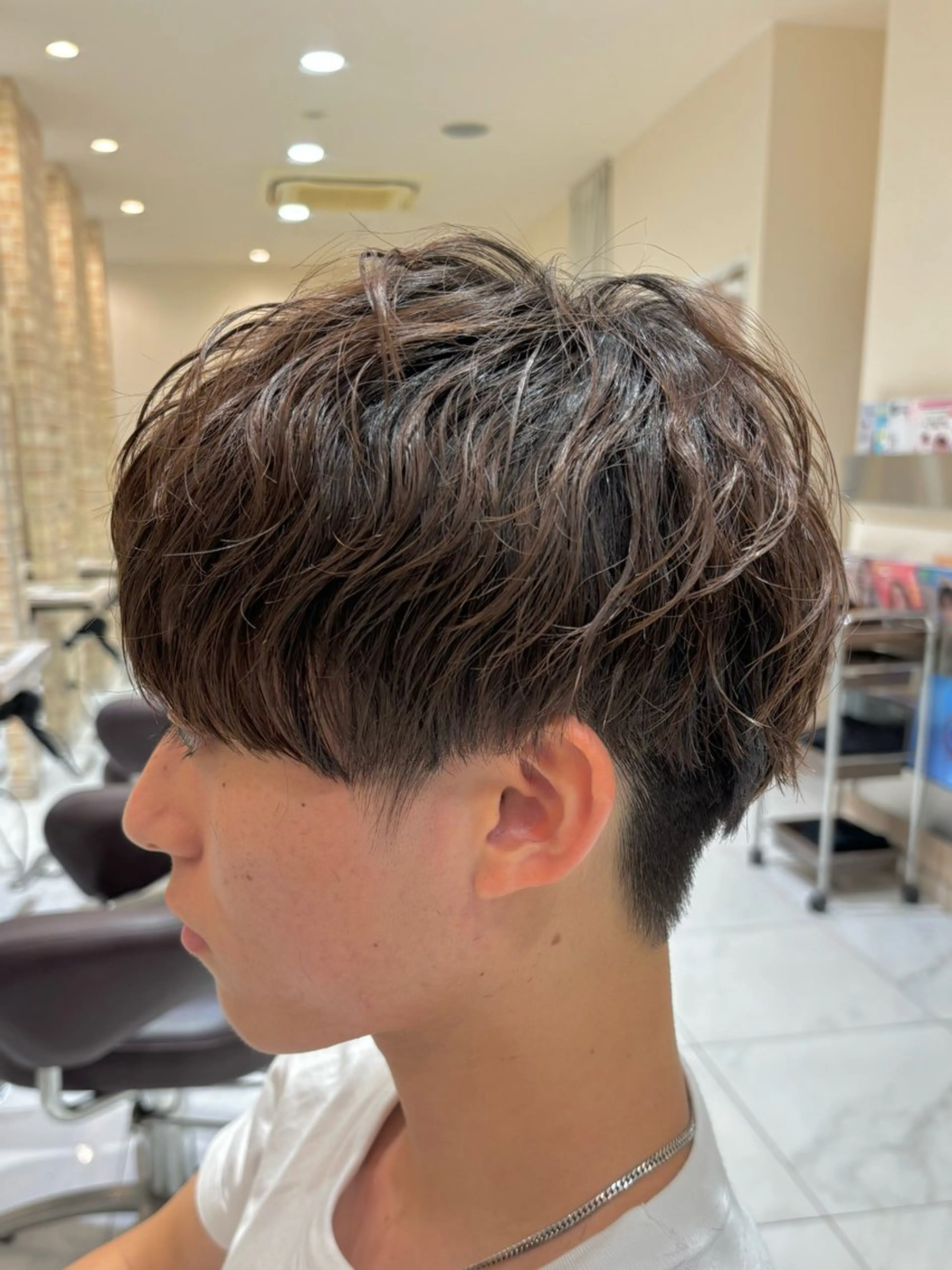 ショート メンズ カット ヘアセット GRANDEUR ryuのヘアスタイル