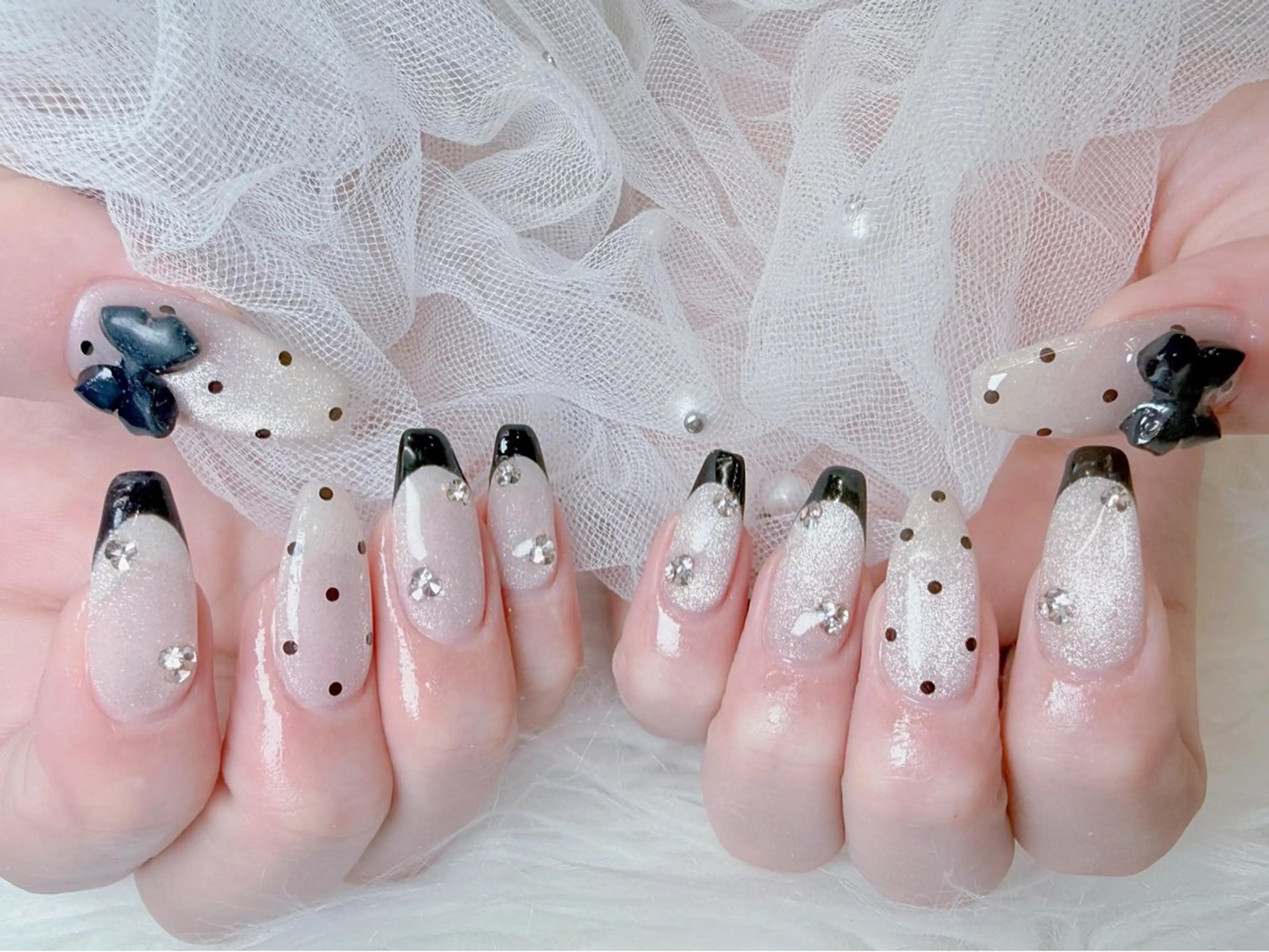 ネイル ジェルネイル 持ち込み ニュアンスネイル パラジェル シンプルネイル ハンドネイル Y&L Nailのネイルデザイン