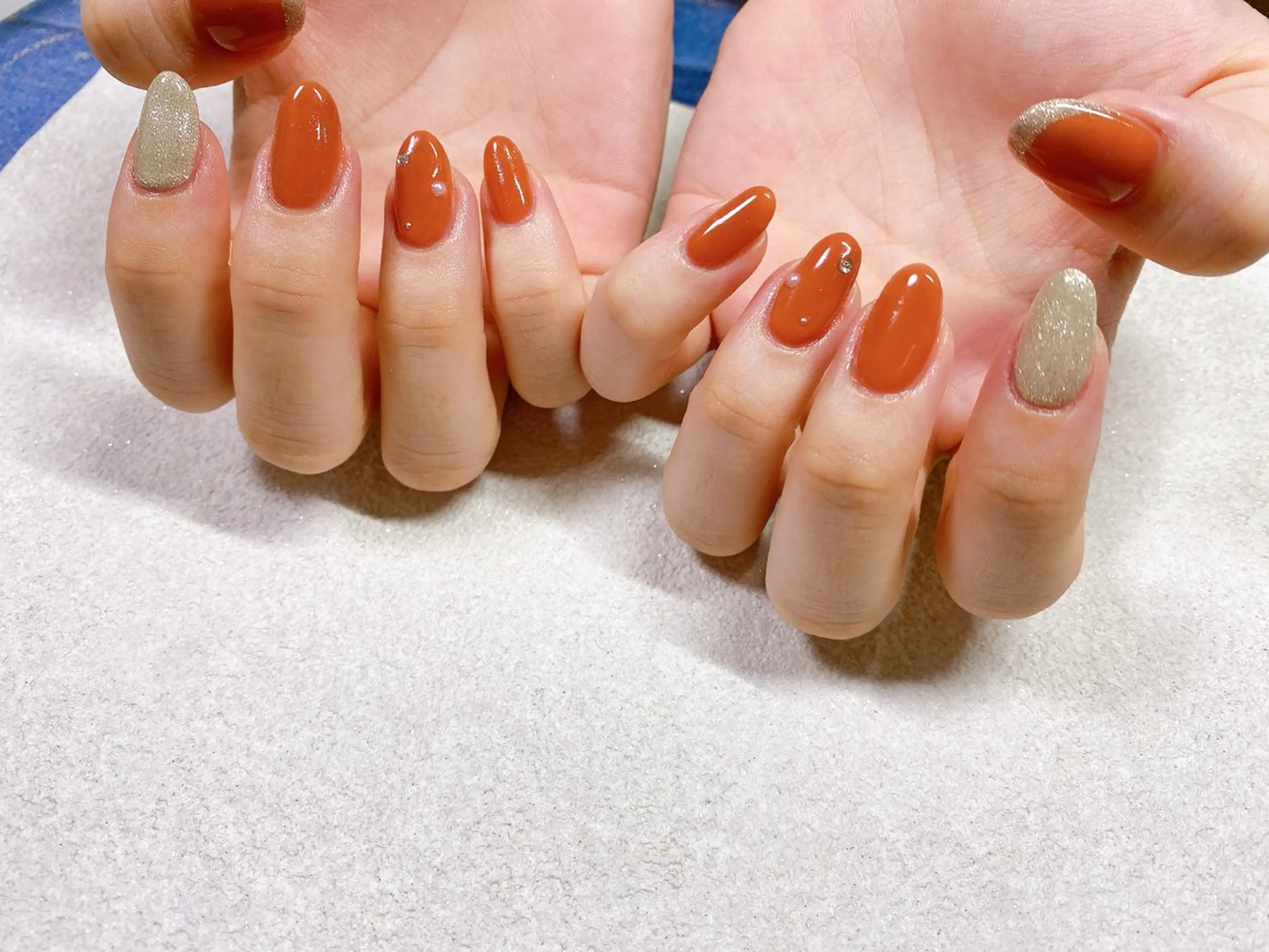 ネイル オーロラネイル フットネイル フレンチネイル ジェルネイル 韓国ネイル ハンドネイル kikinail 溝の口のネイルデザイン